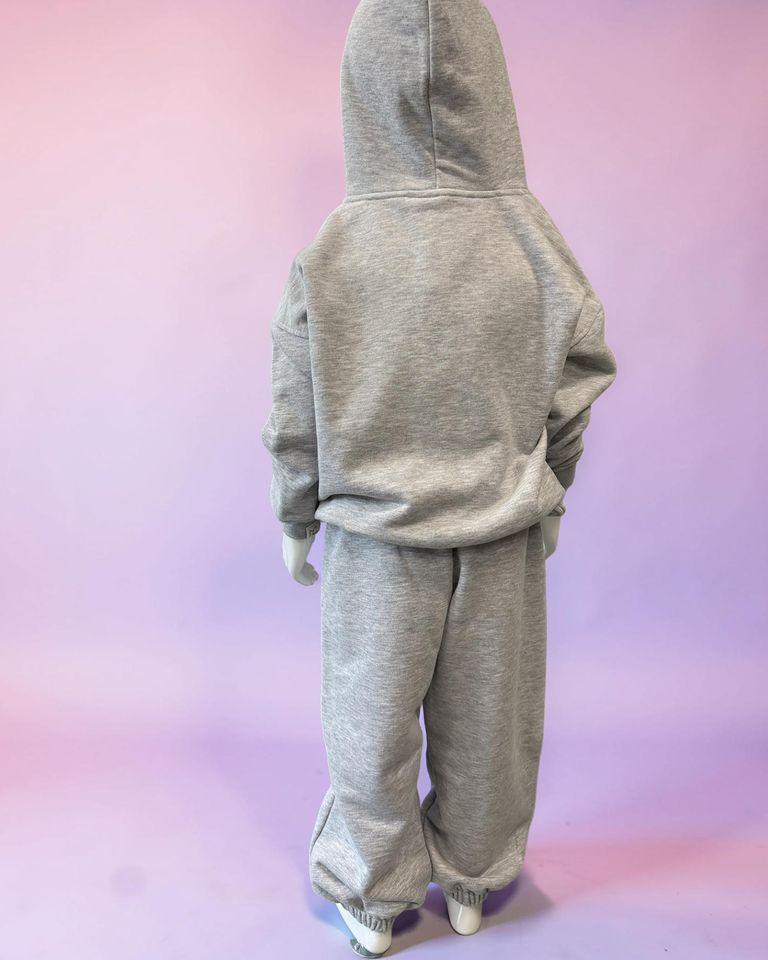 Children’s Tracksuit Heather Grey size 110-0