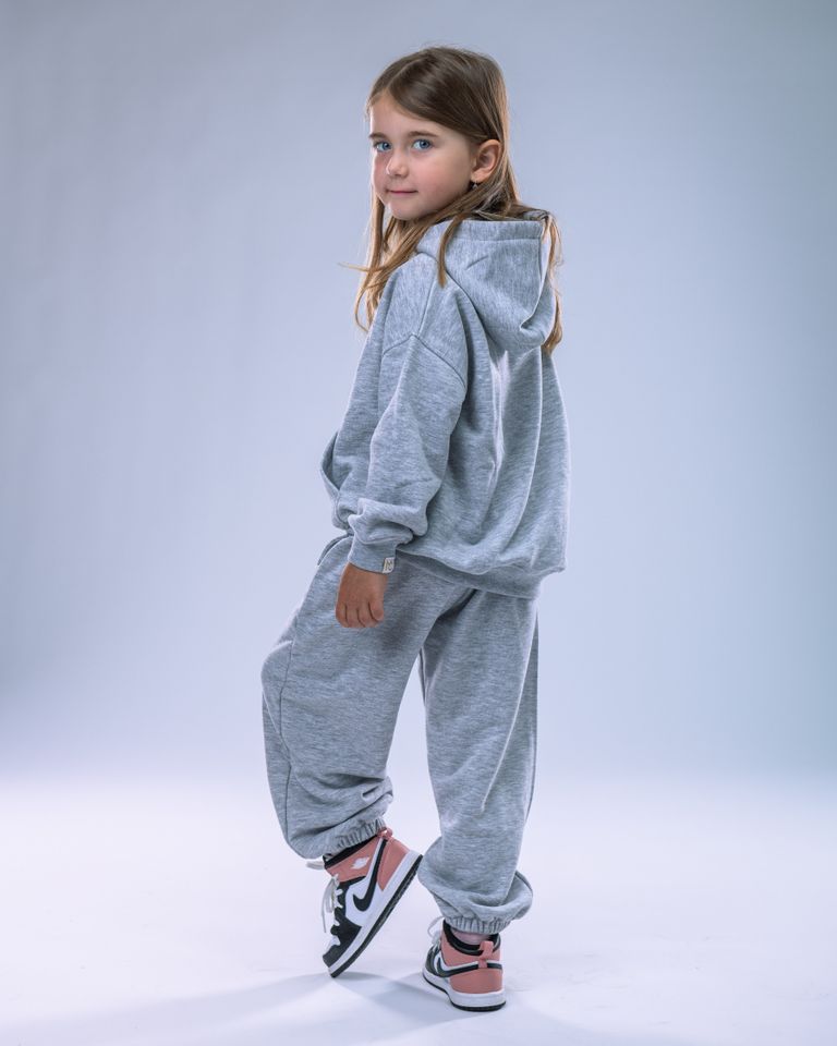 Children’s Tracksuit Heather Grey size 140-0