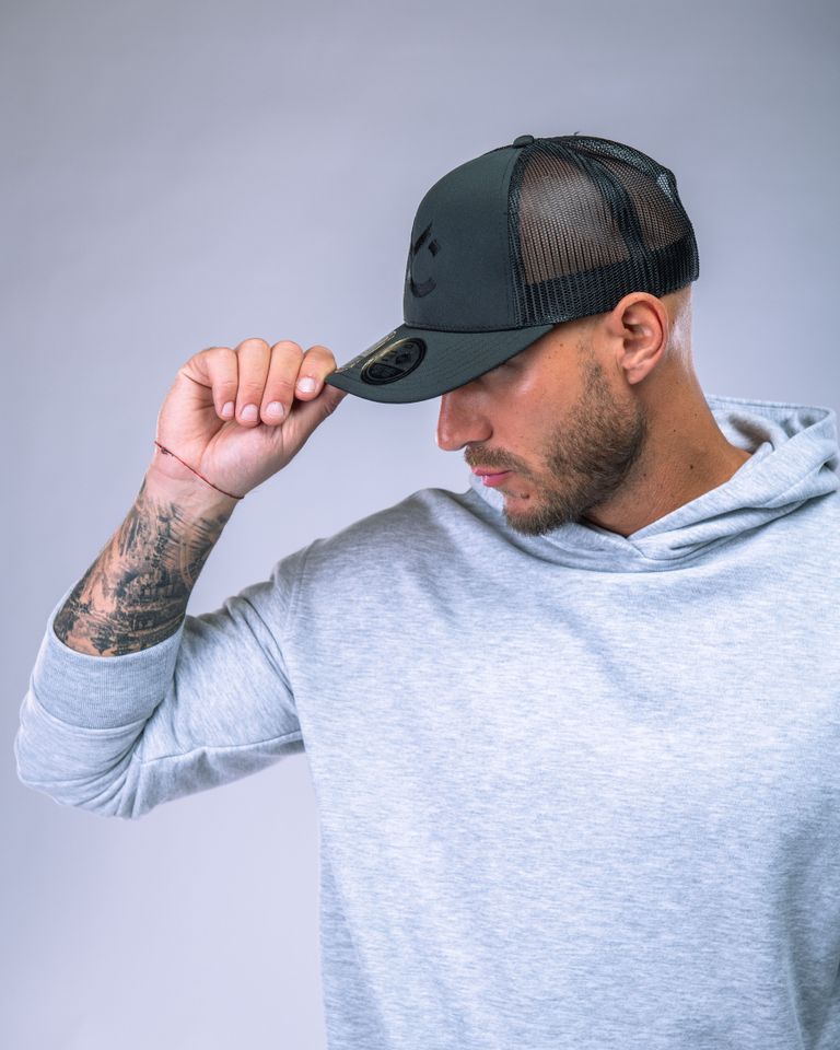 Embroidered Cap Black-0