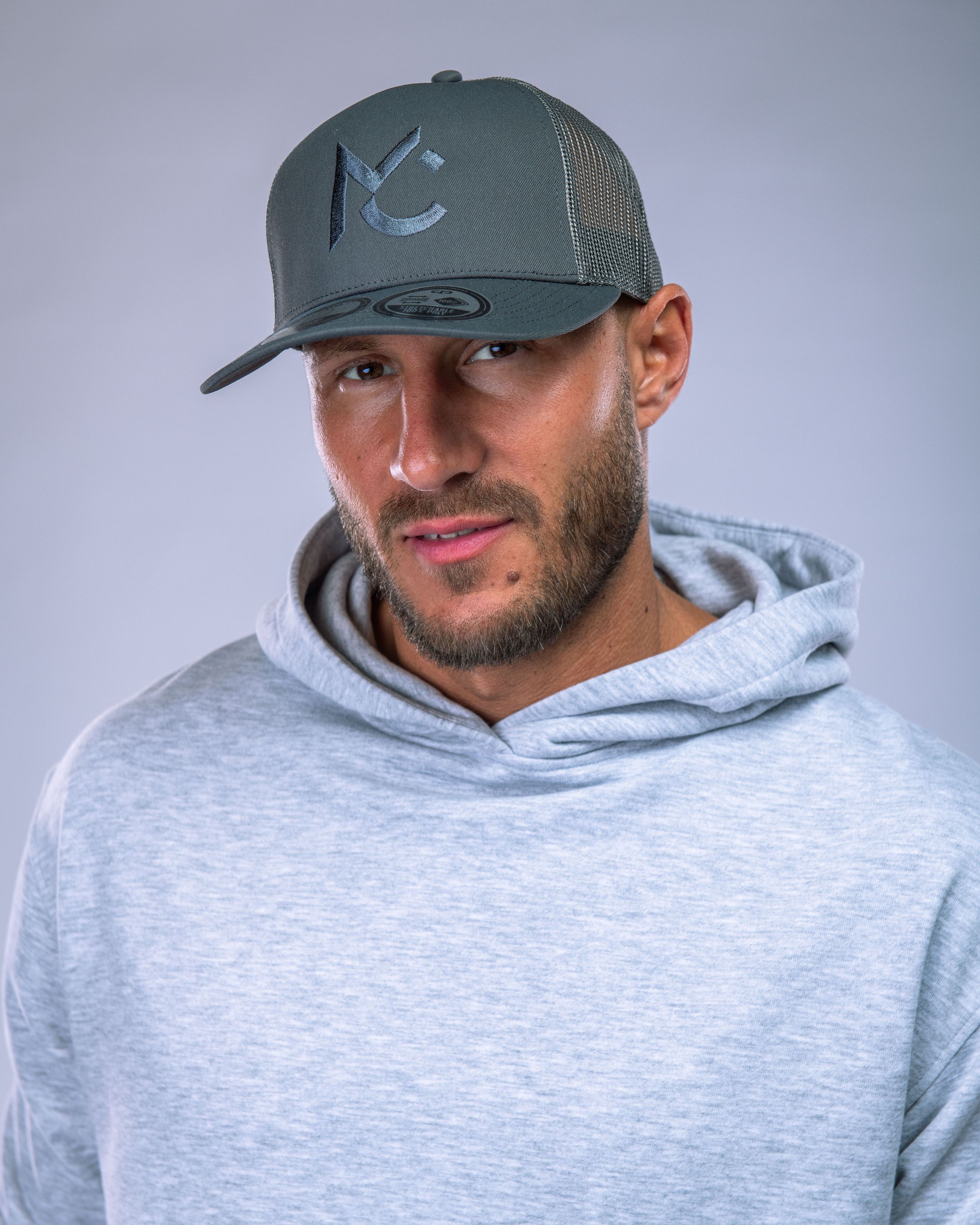 Embroidered Cap Grey-0