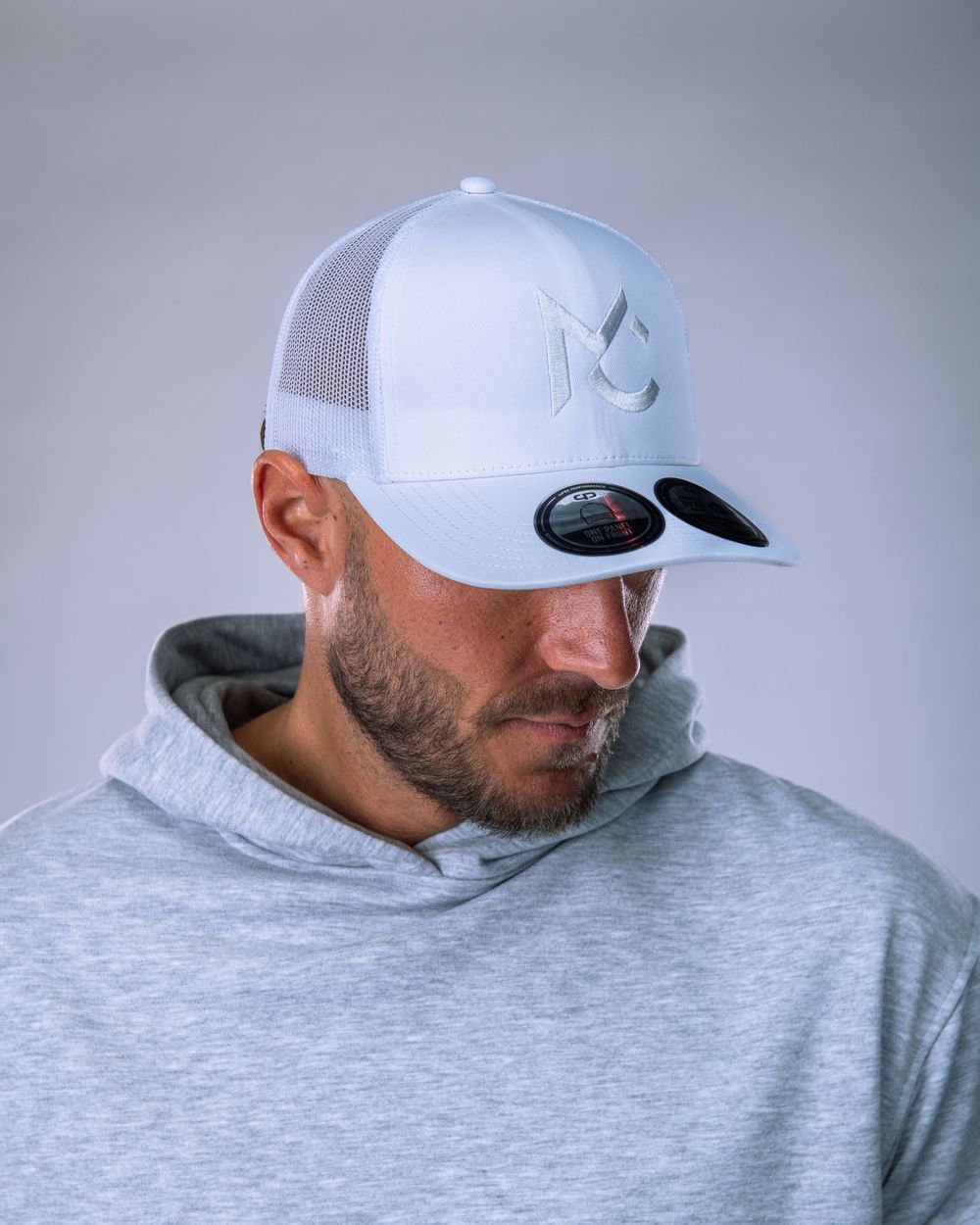 Embroidered Cap White