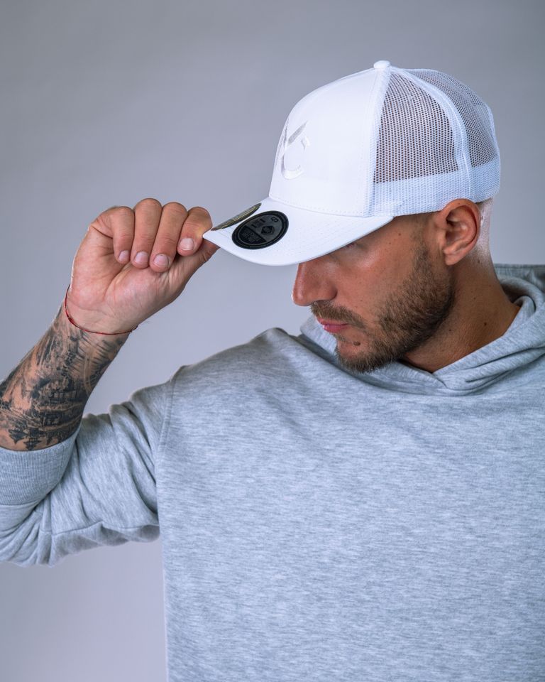 Embroidered Cap White-2
