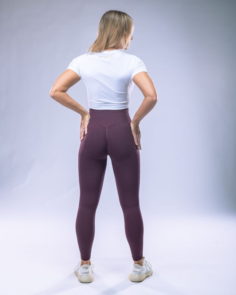 LYCRA Short-Sleeve Crop Top White M-5