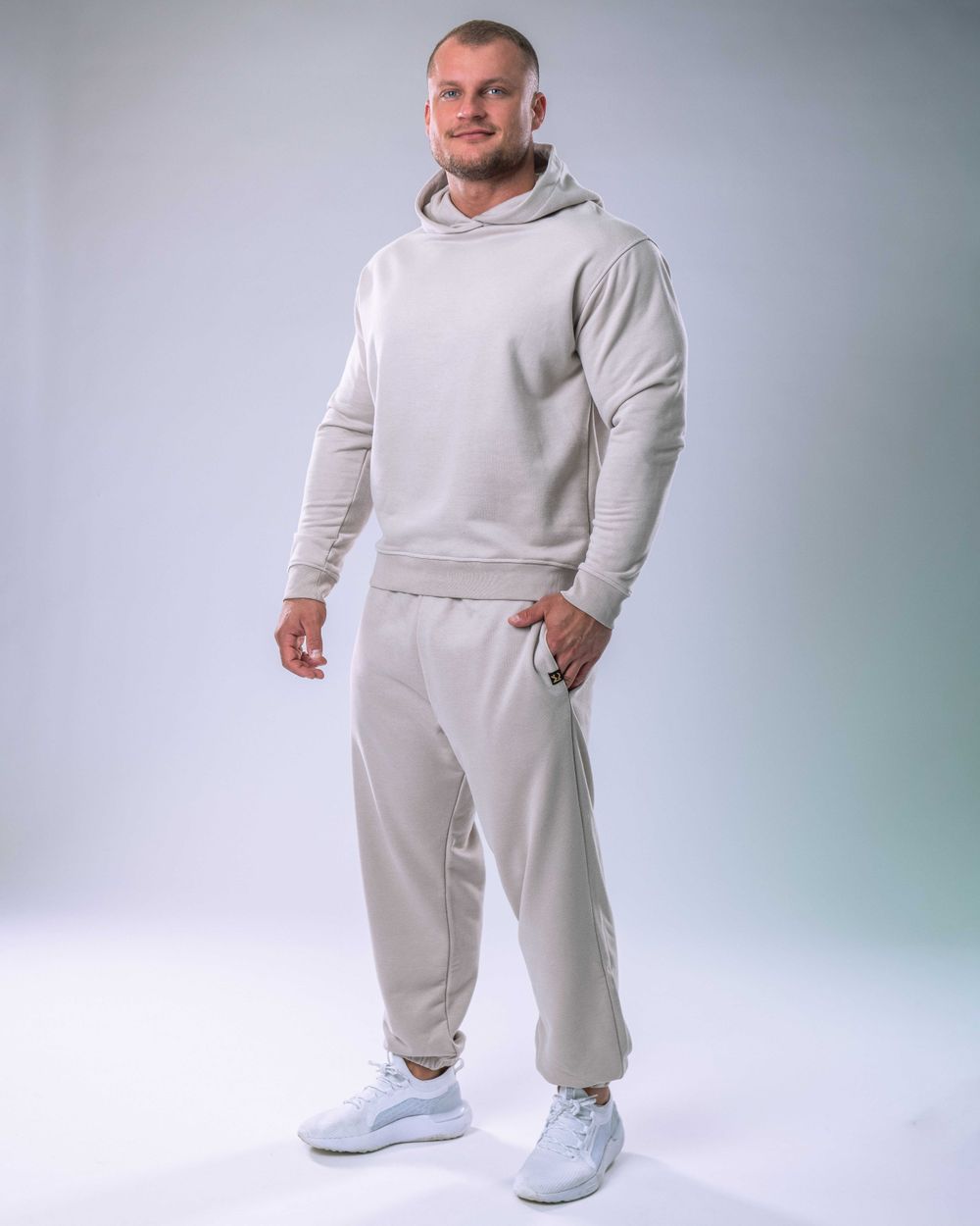 Men’s Hoodie Beige M