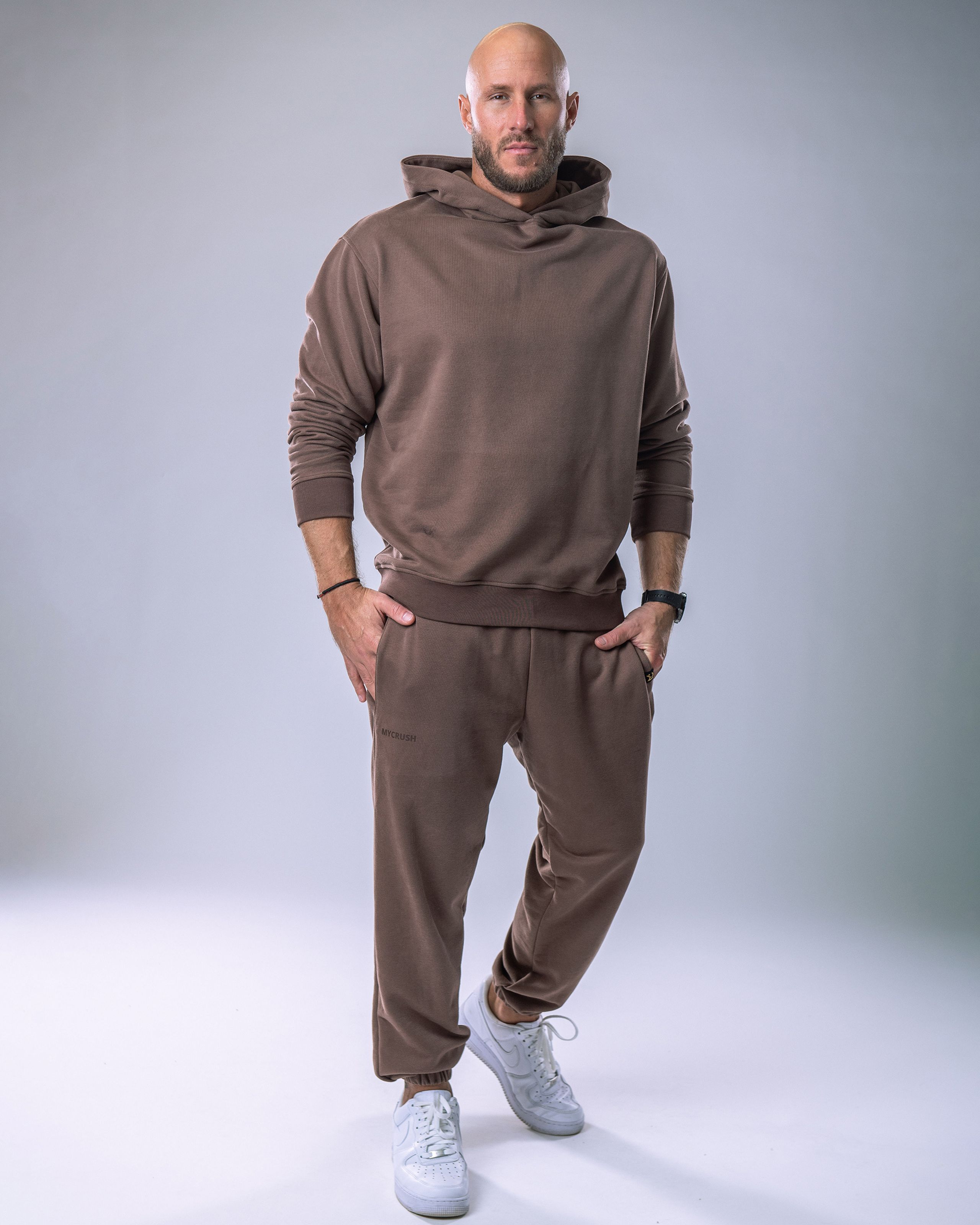 Men’s Hoodie Brown M-0