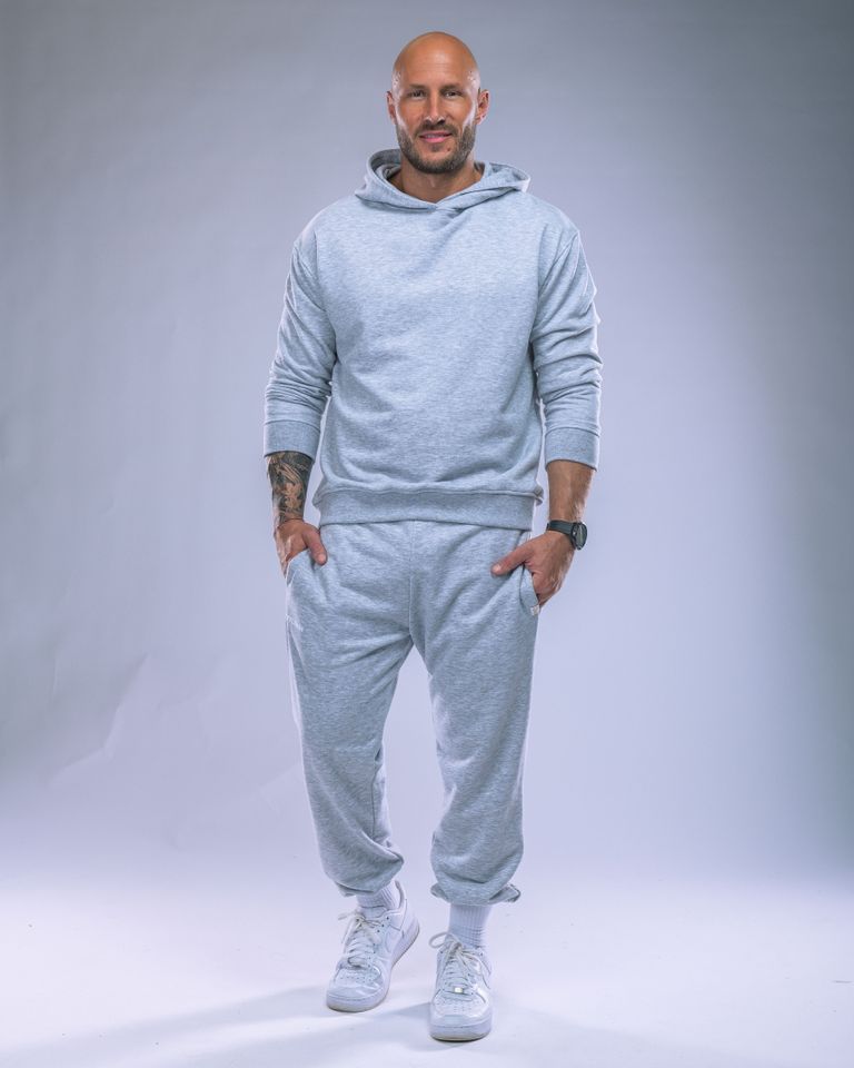 Men’s Hoodie Heather Grey M-0