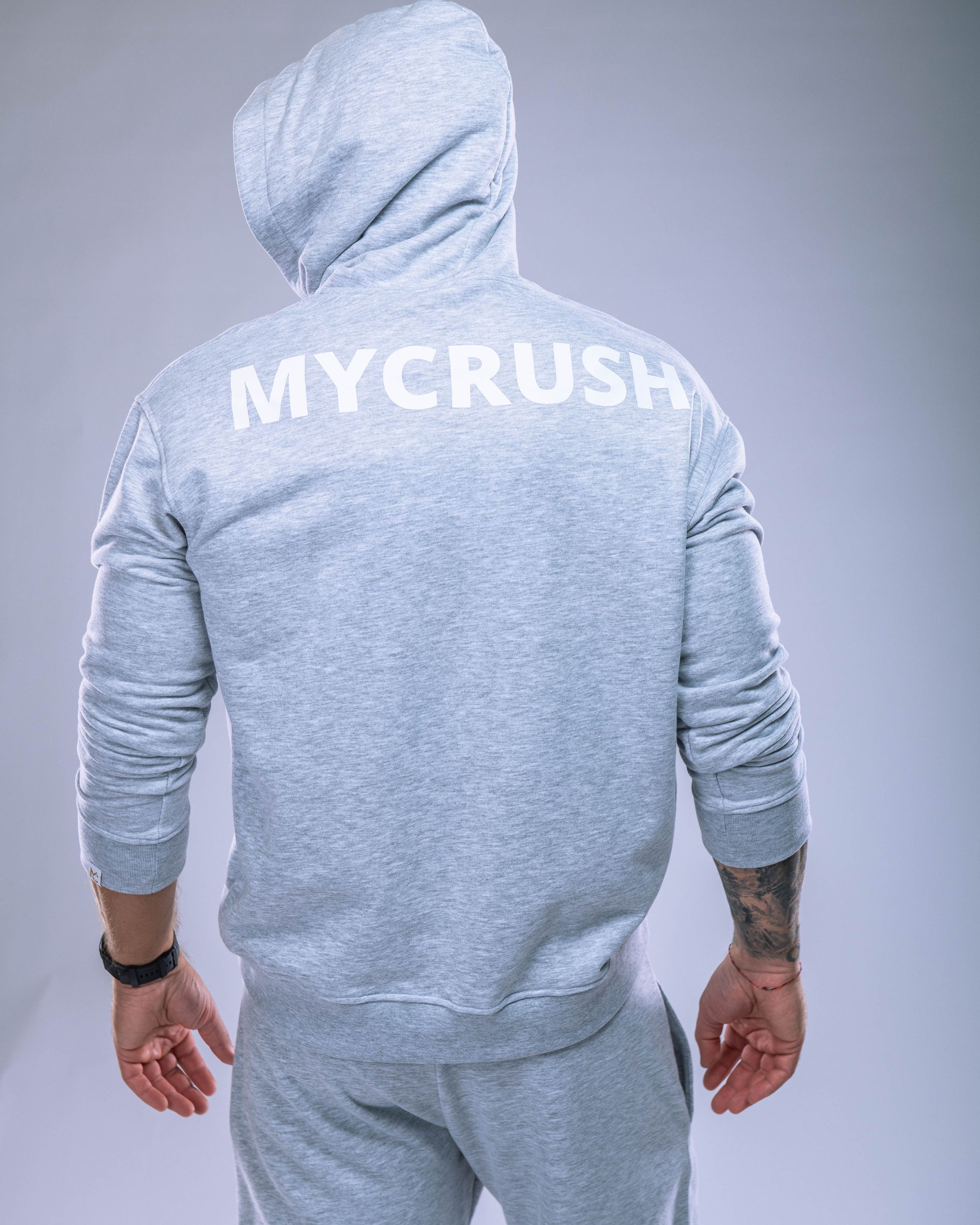 Men’s Hoodie Heather Grey M-7