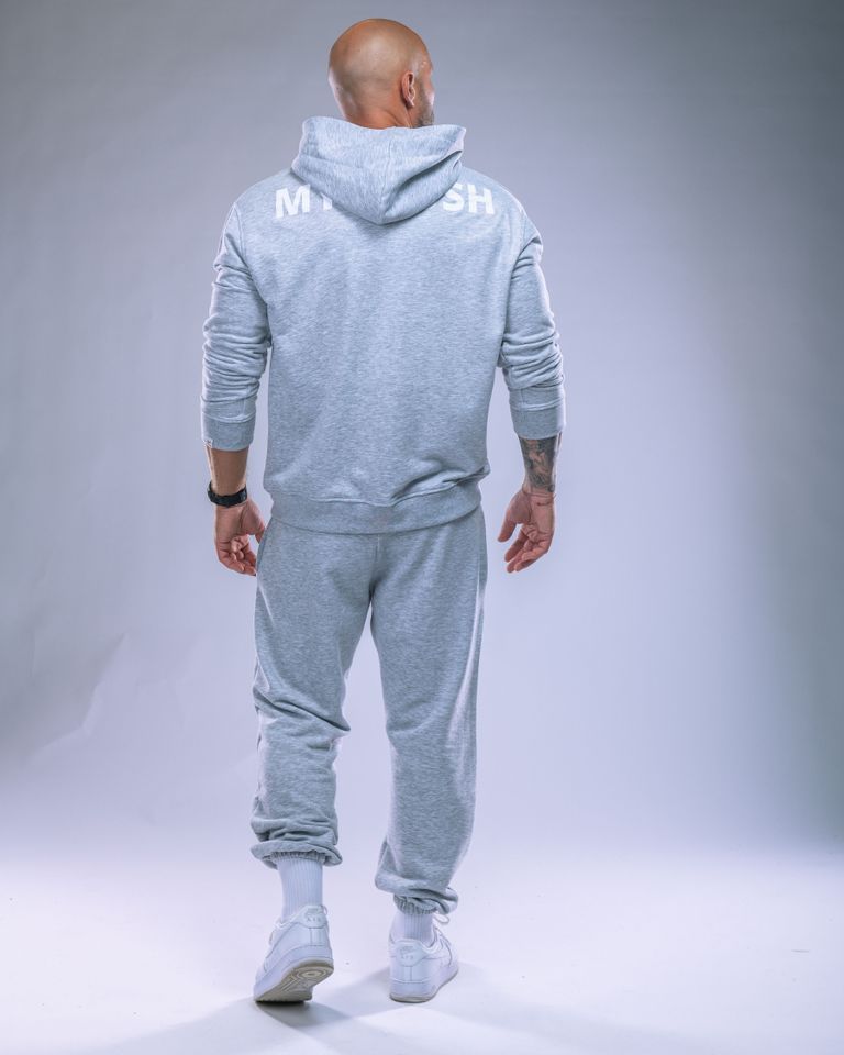 Men’s Hoodie Heather Grey XL-3