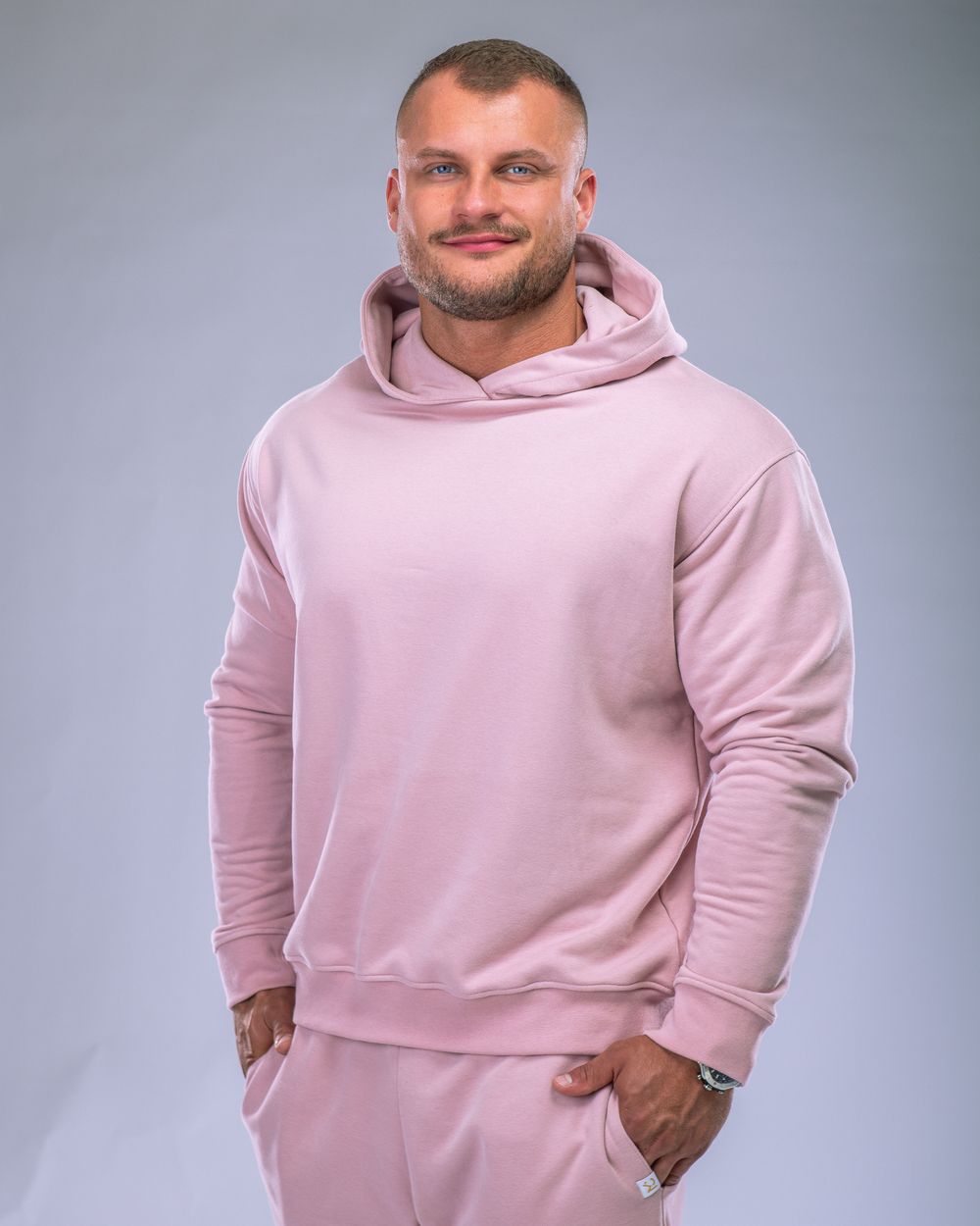 Men’s Hoodie Pink L