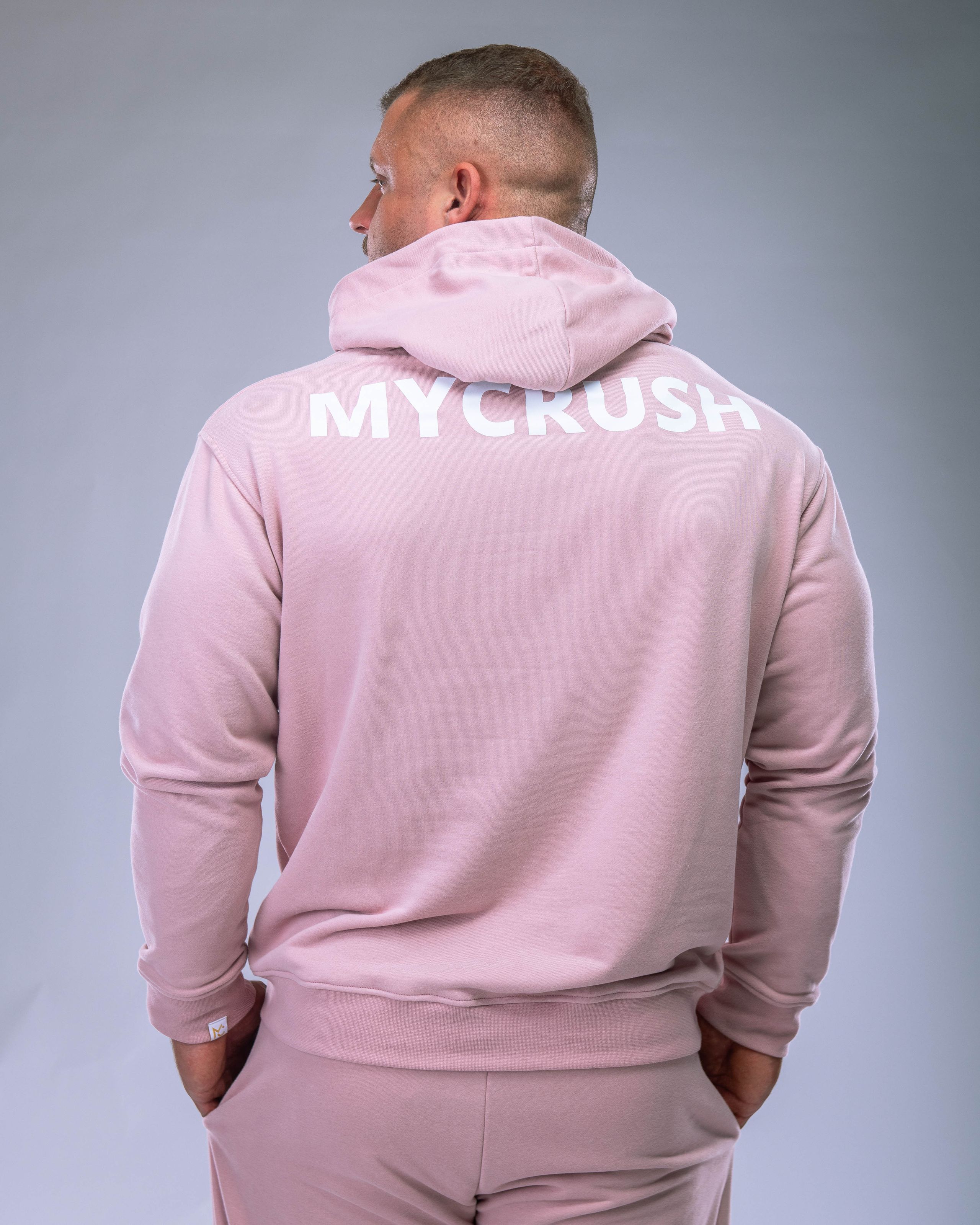Men’s Hoodie Pink M-1