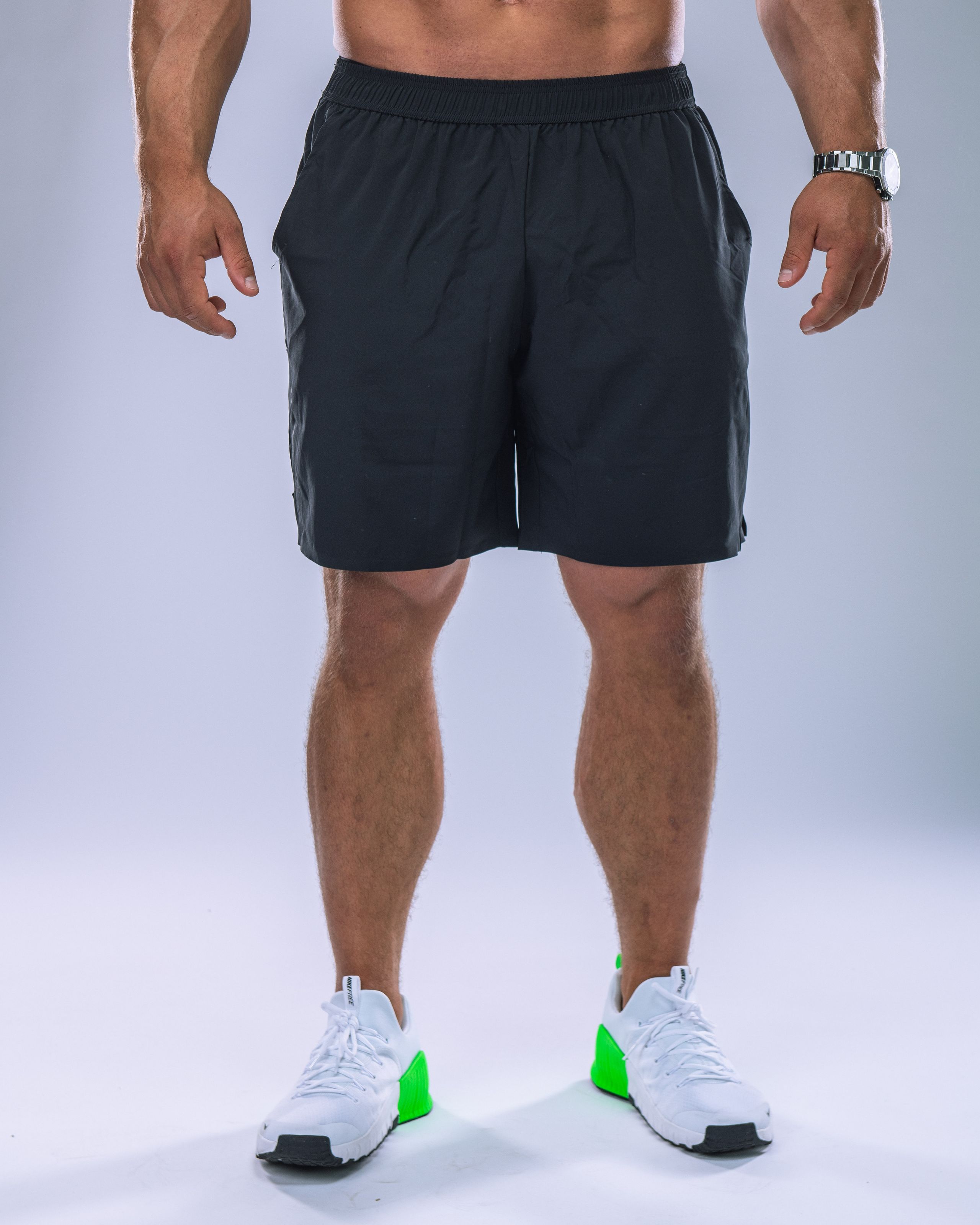 Men’s Lightweight Sports Shorts Black L-0
