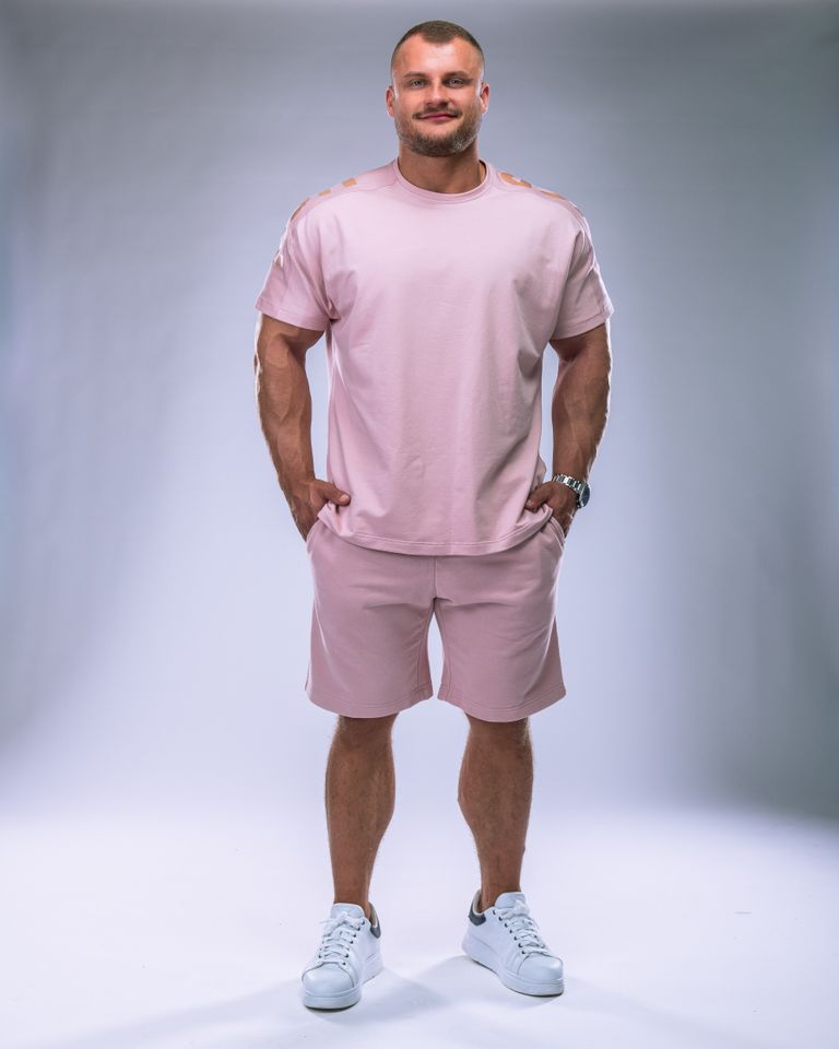 Men’s Shorts Oversize Pink L-3