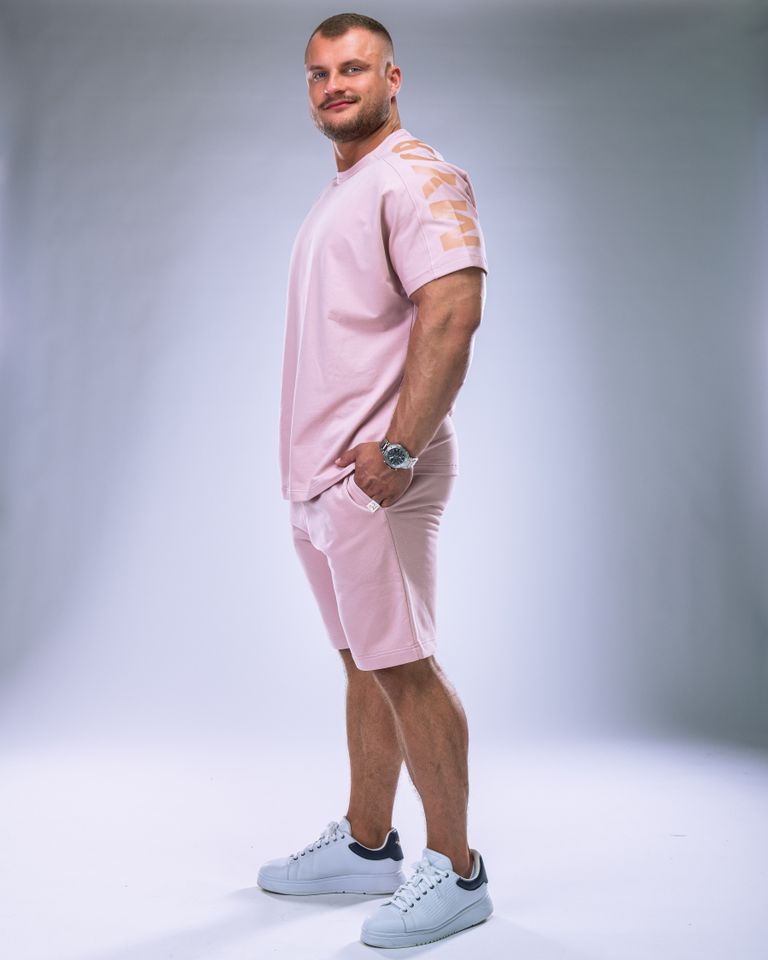 Men’s Shorts Oversize Pink XL-4