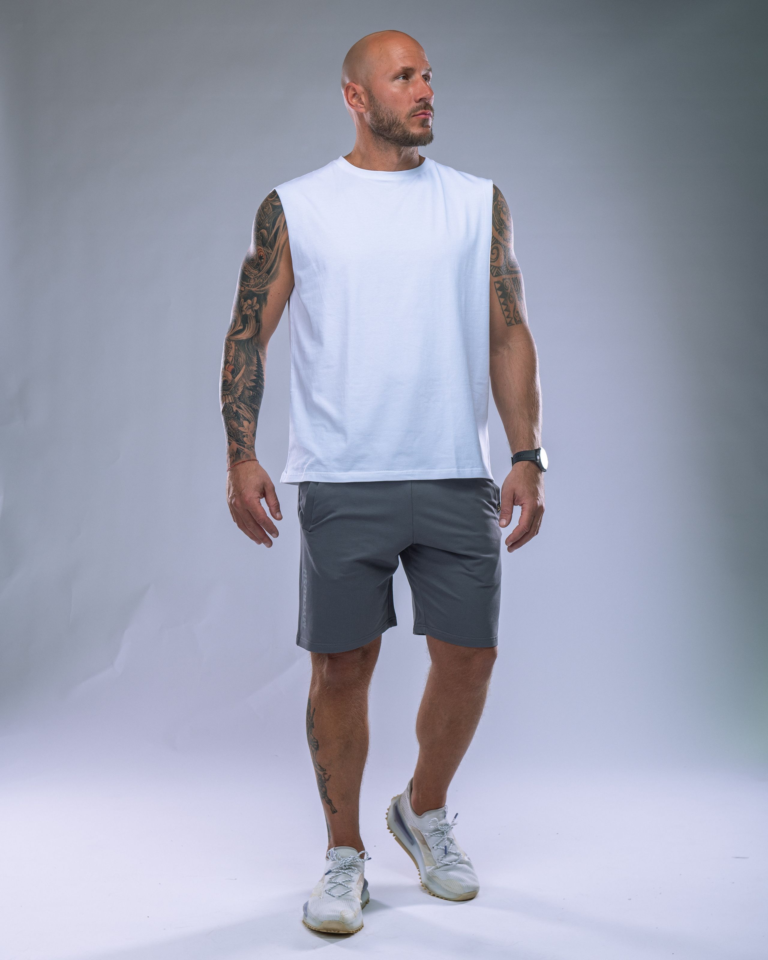 Men’s Shorts SLIM Grey XL-5