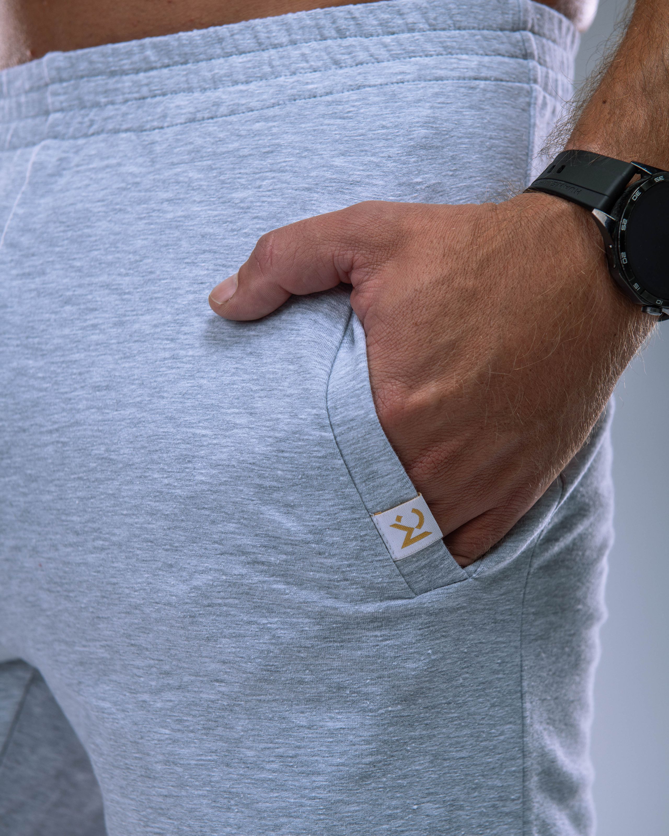 Men’s Shorts SLIM Heather Grey L-3
