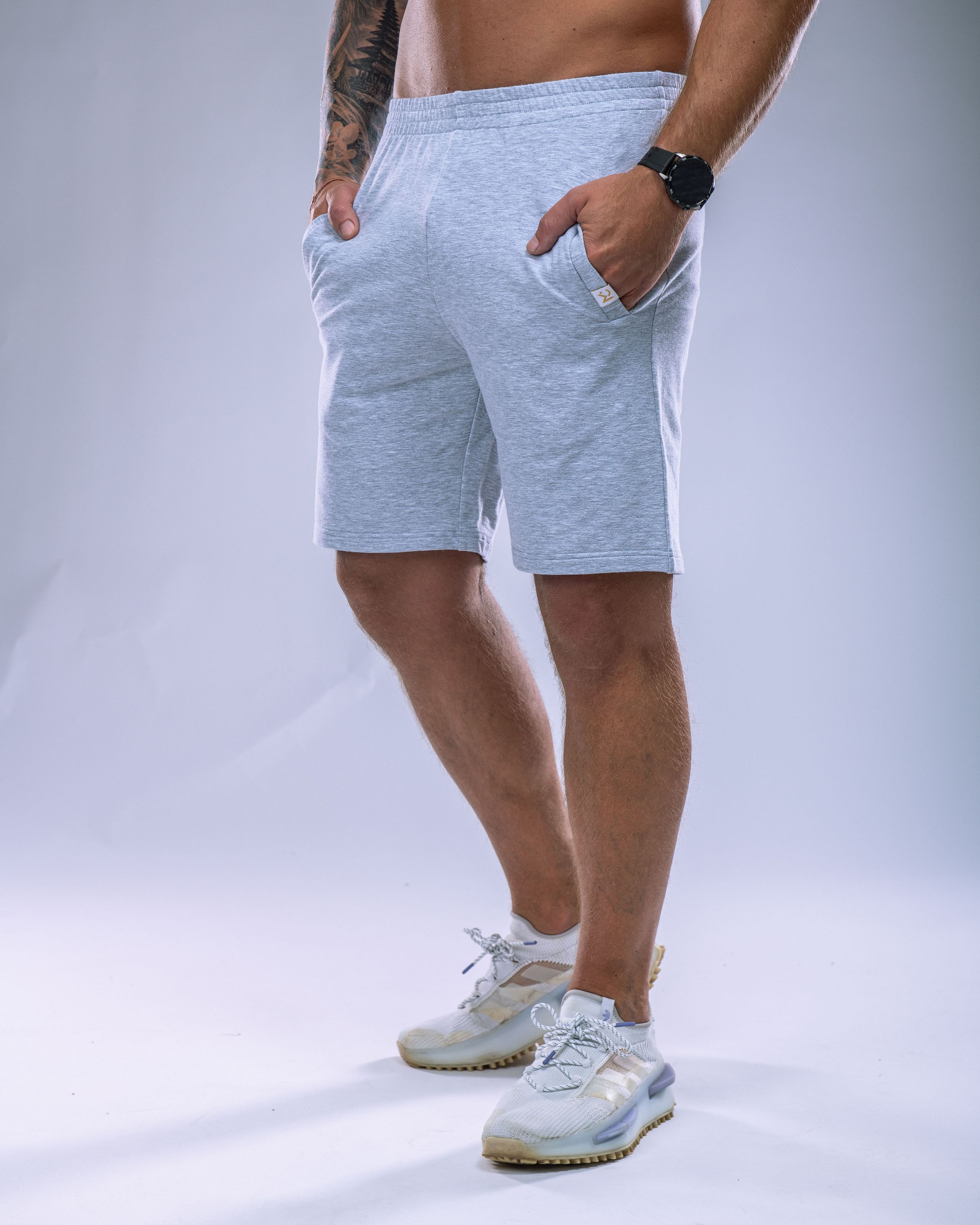 Men’s Shorts SLIM Heather Grey M-5