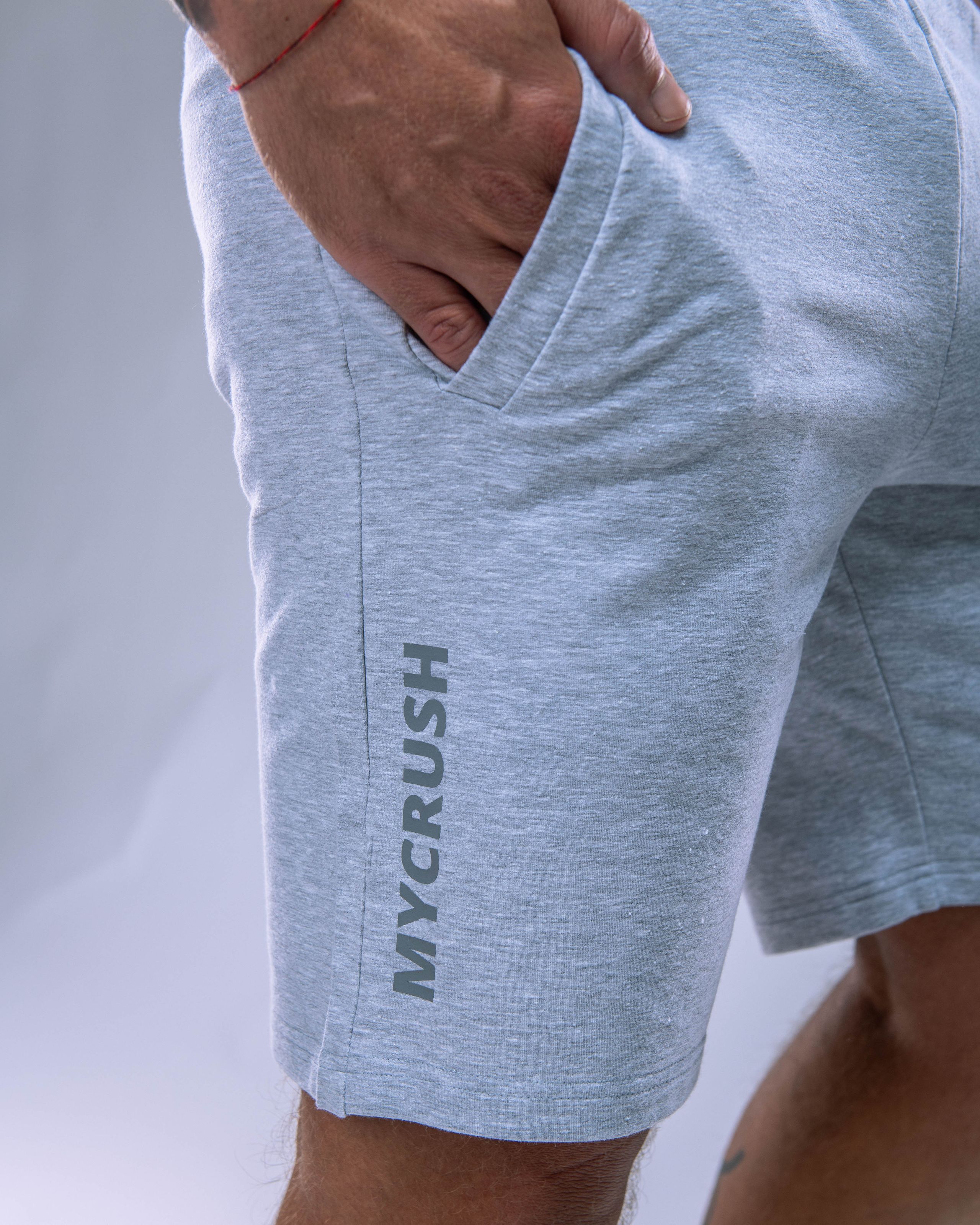 Men’s Shorts SLIM Heather Grey XL-2
