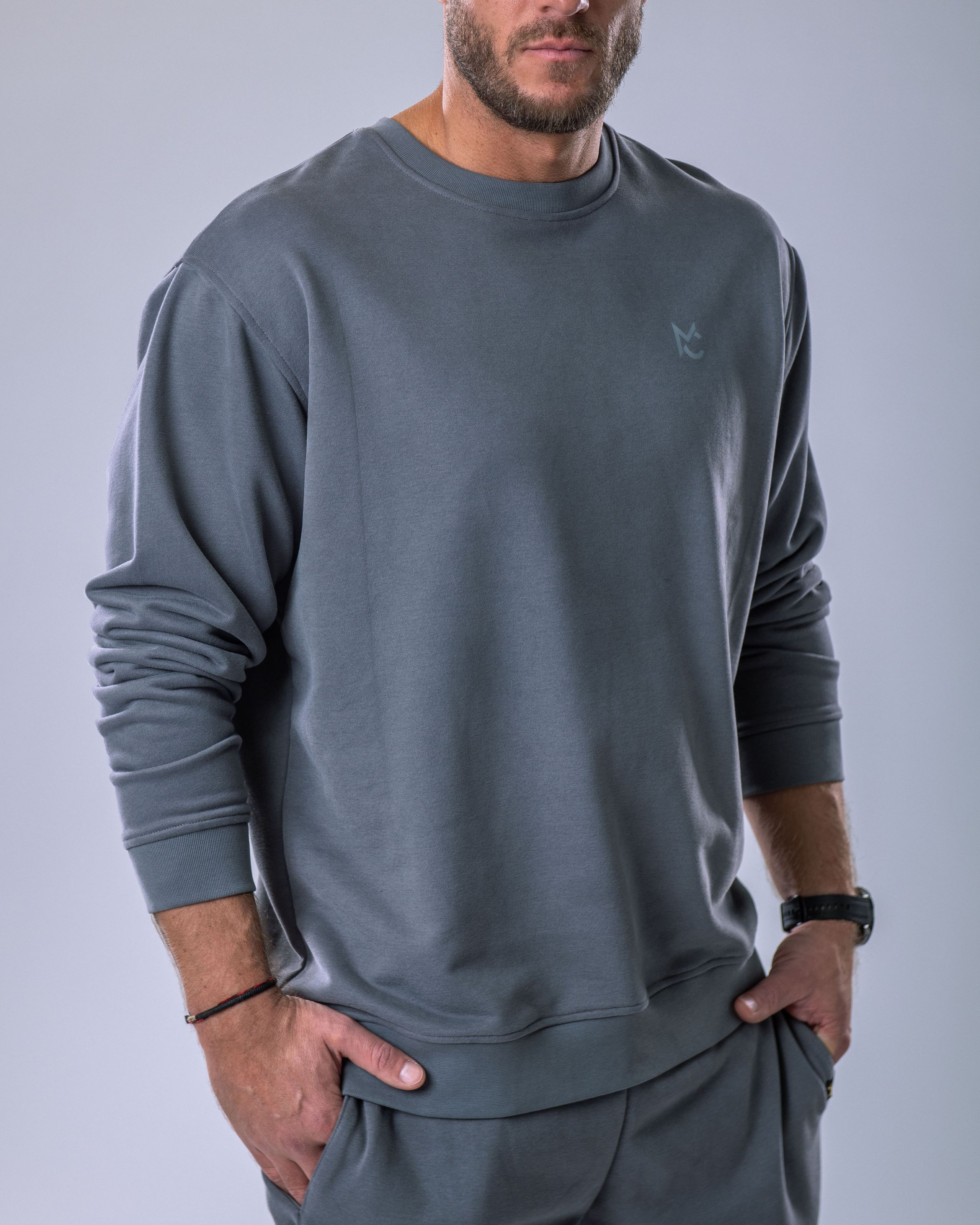 Men’s Sweatshirt Grey M-5