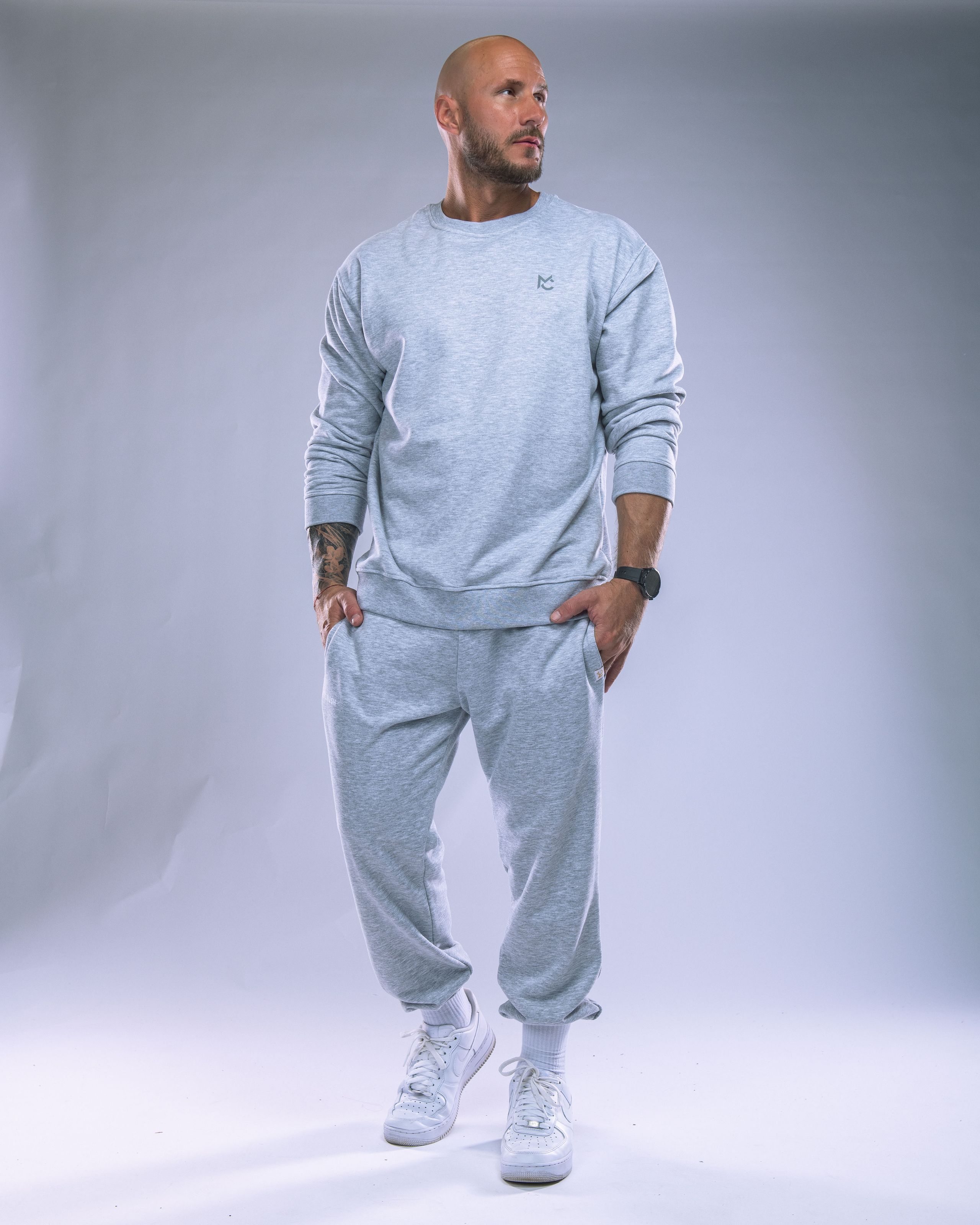 Men’s Sweatshirt Heather Grey L-1