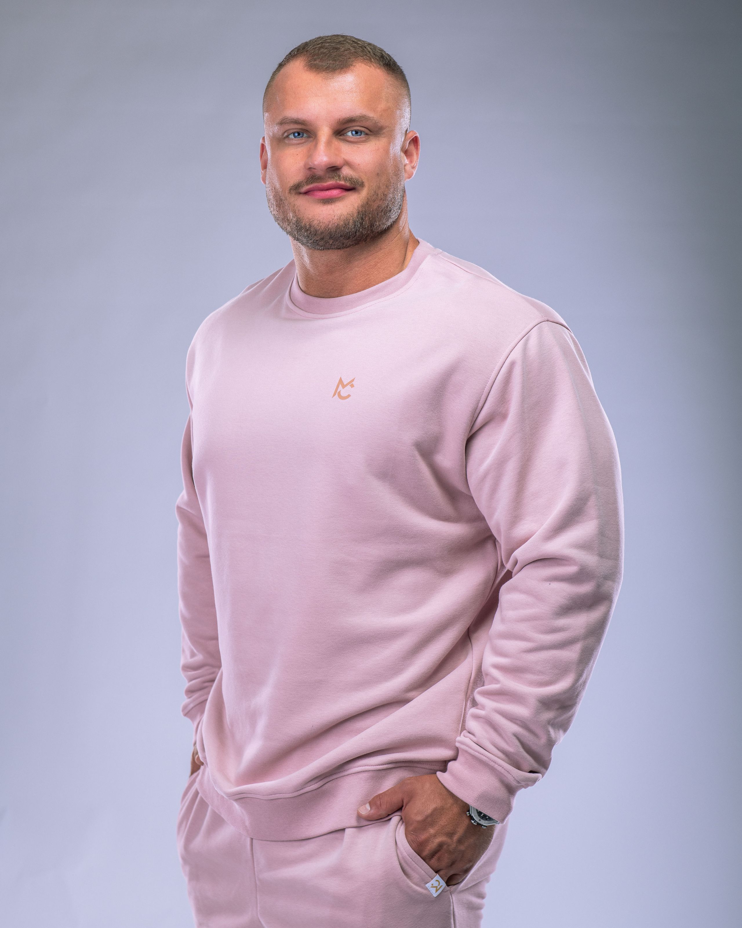 Men’s Sweatshirt Pink M-0