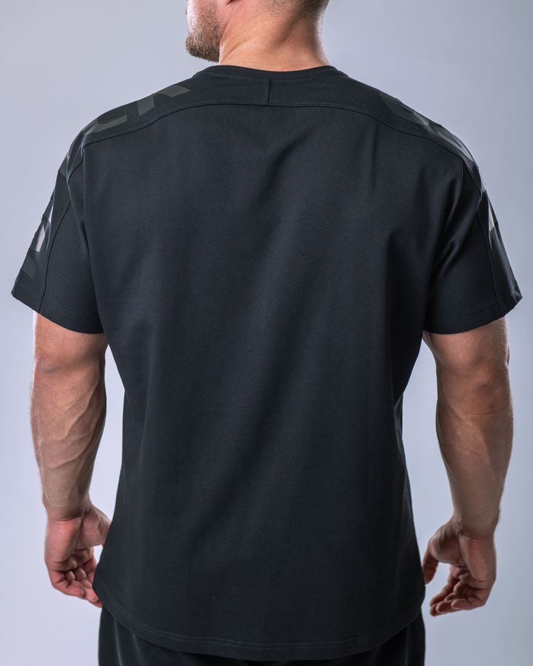 Men’s T-shirt Oversize Large print Black M-2