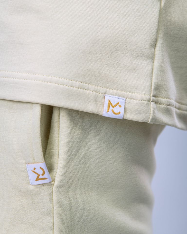 Men’s T-shirt Oversize Plain Yellow M-3