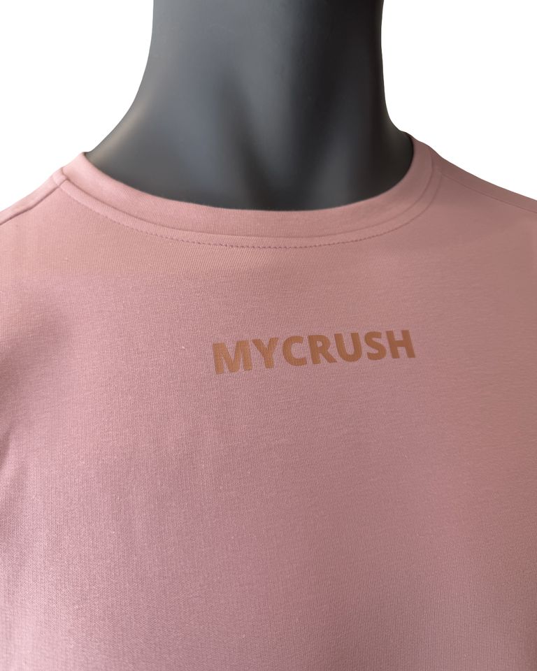 Men’s T-shirt Oversize Small print Pink L-0