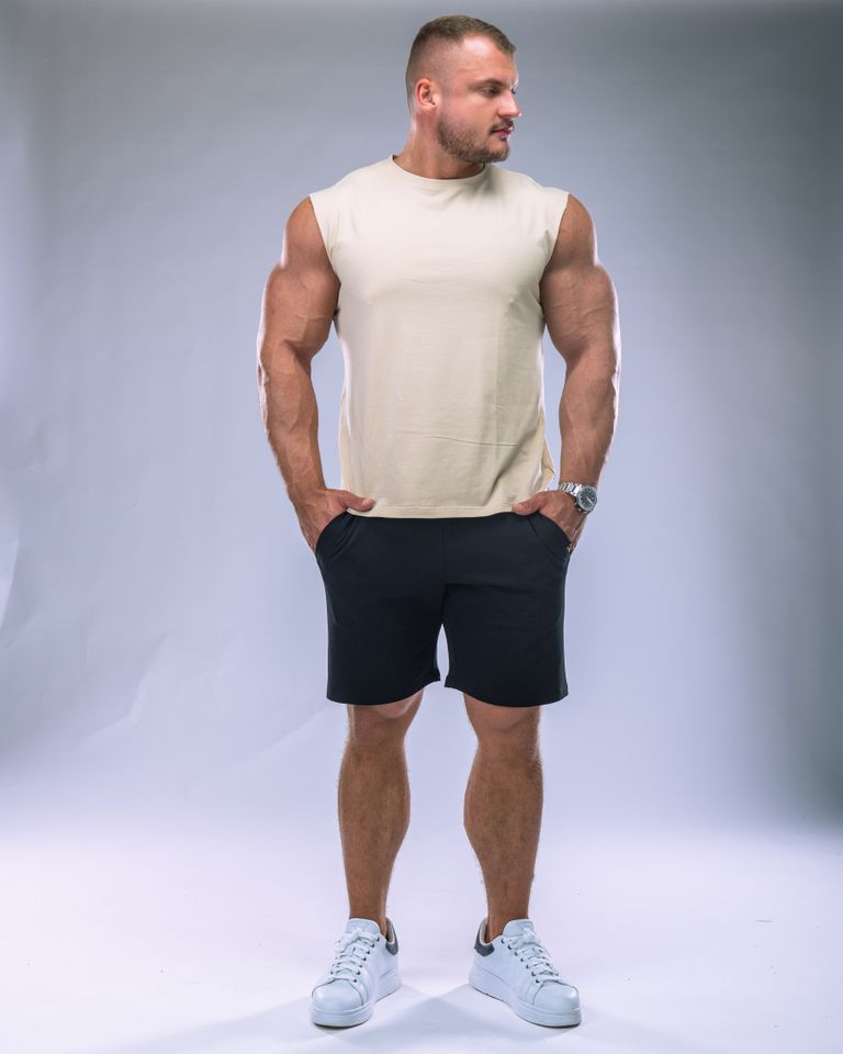 Men's Tank Top Beige M-1