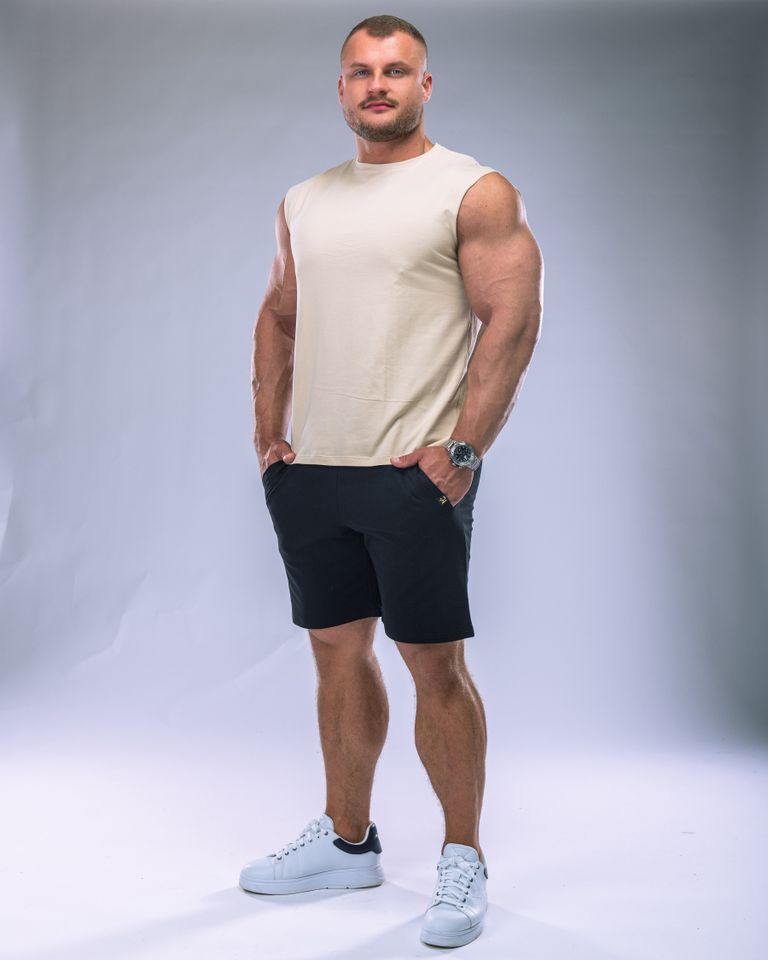 Men's Tank Top Beige M-2