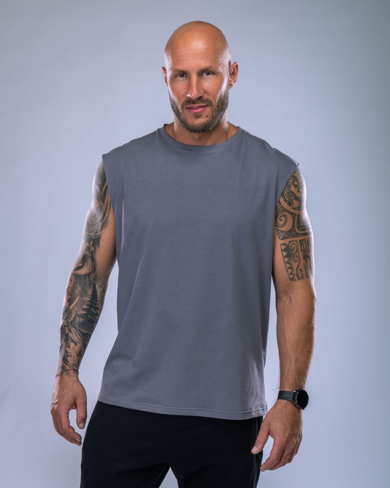 Men's Tank Top Grey L-2
