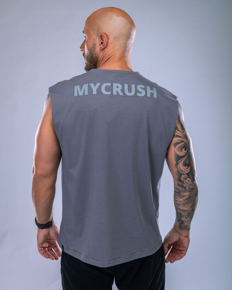 Men's Tank Top Grey M-4