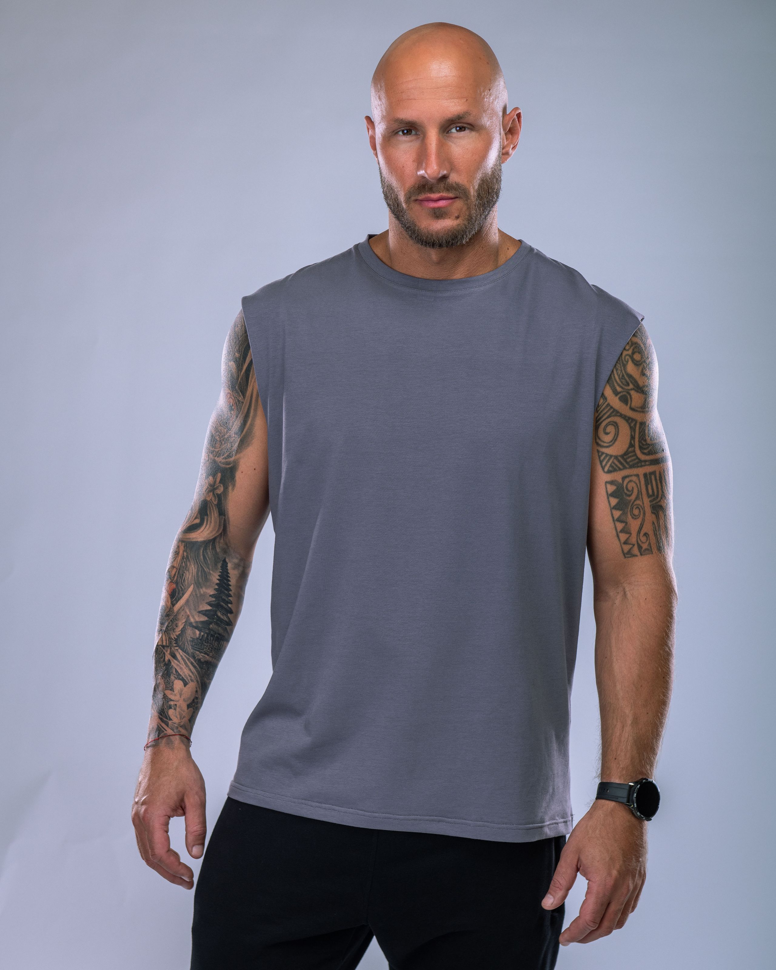 Men's Tank Top Grey XL-0
