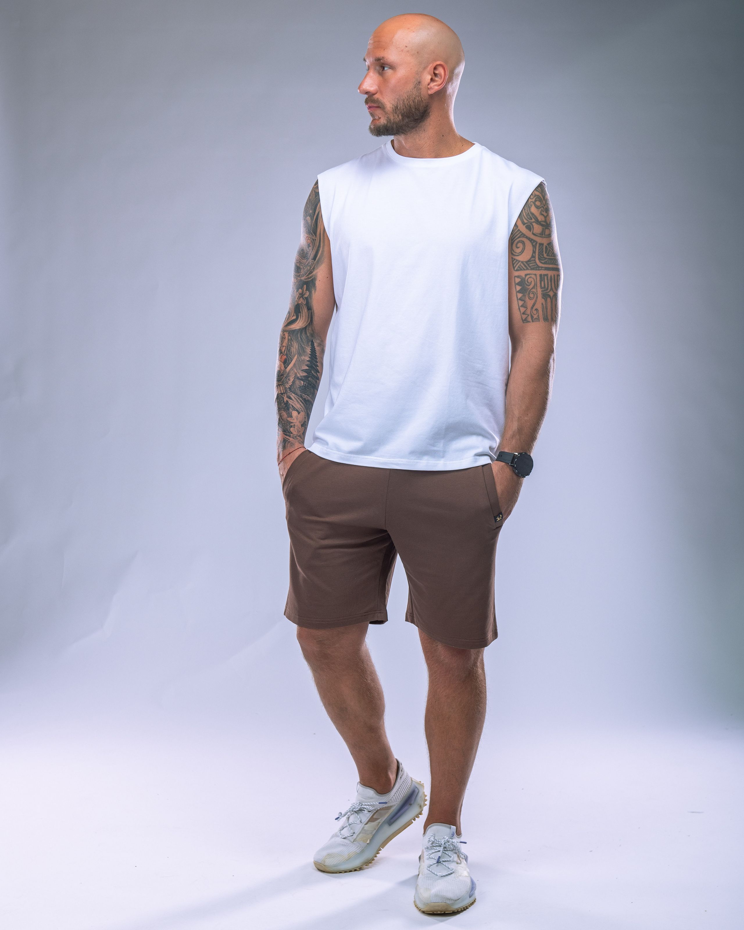 Men's Tank Top White M-6
