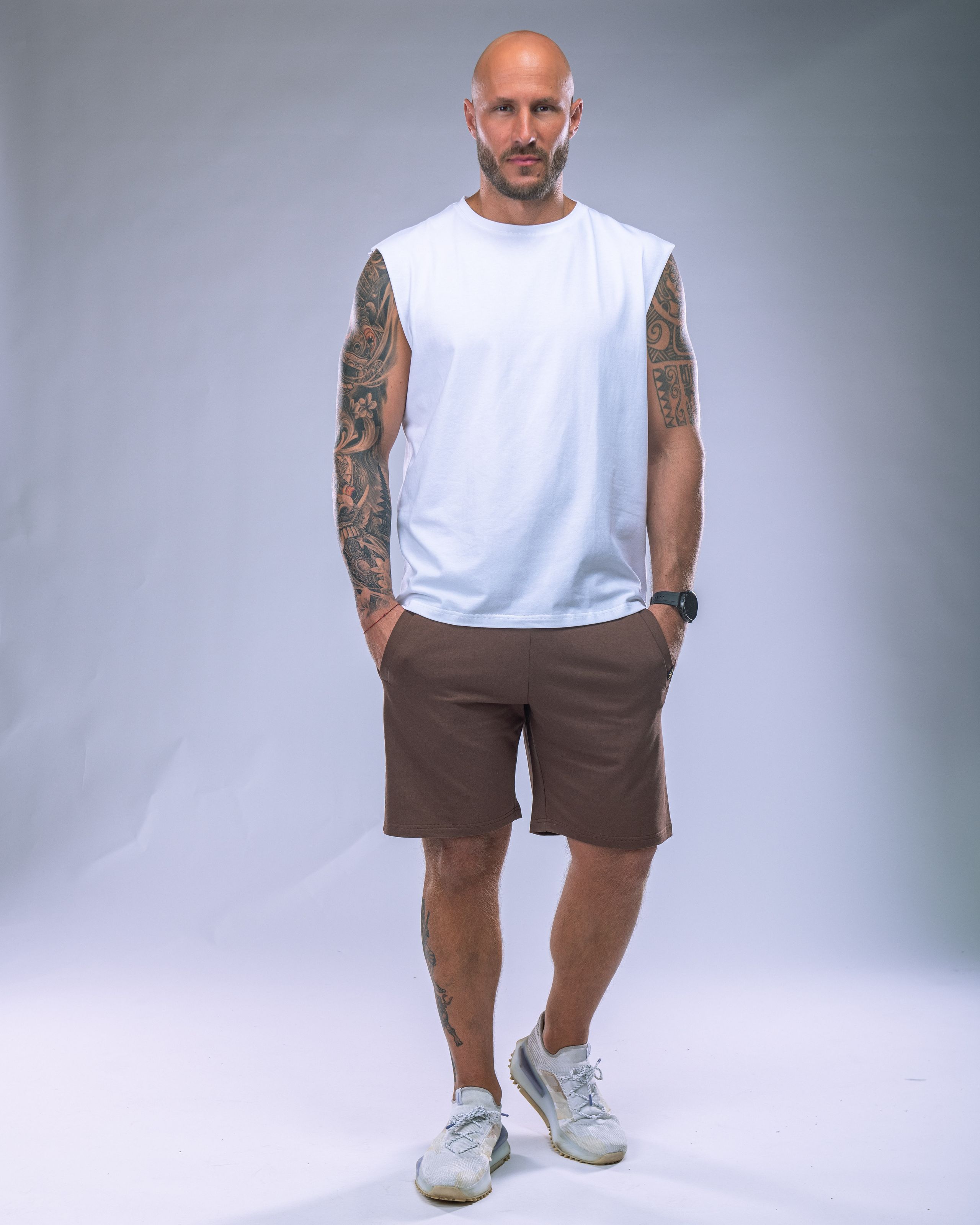 Men's Tank Top White XL-5