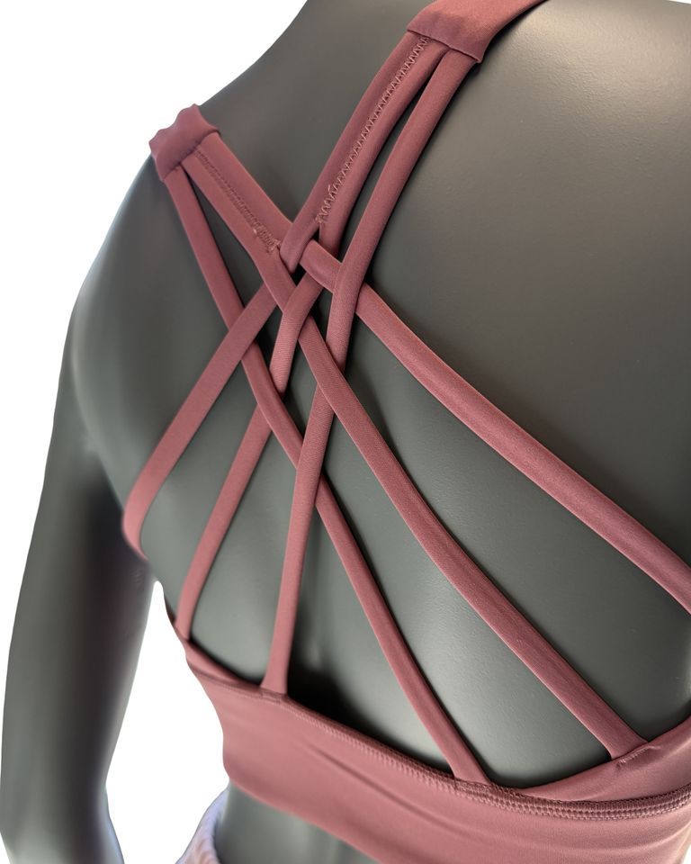 Sports Bra Burgundy  S-2