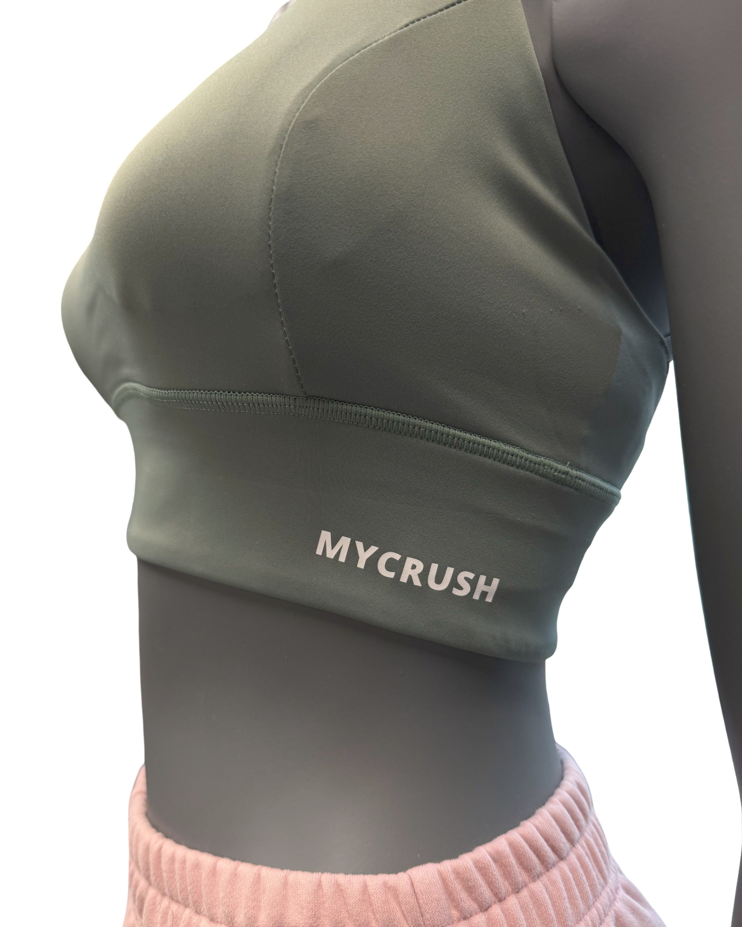 Sports Bra Khaki M-2