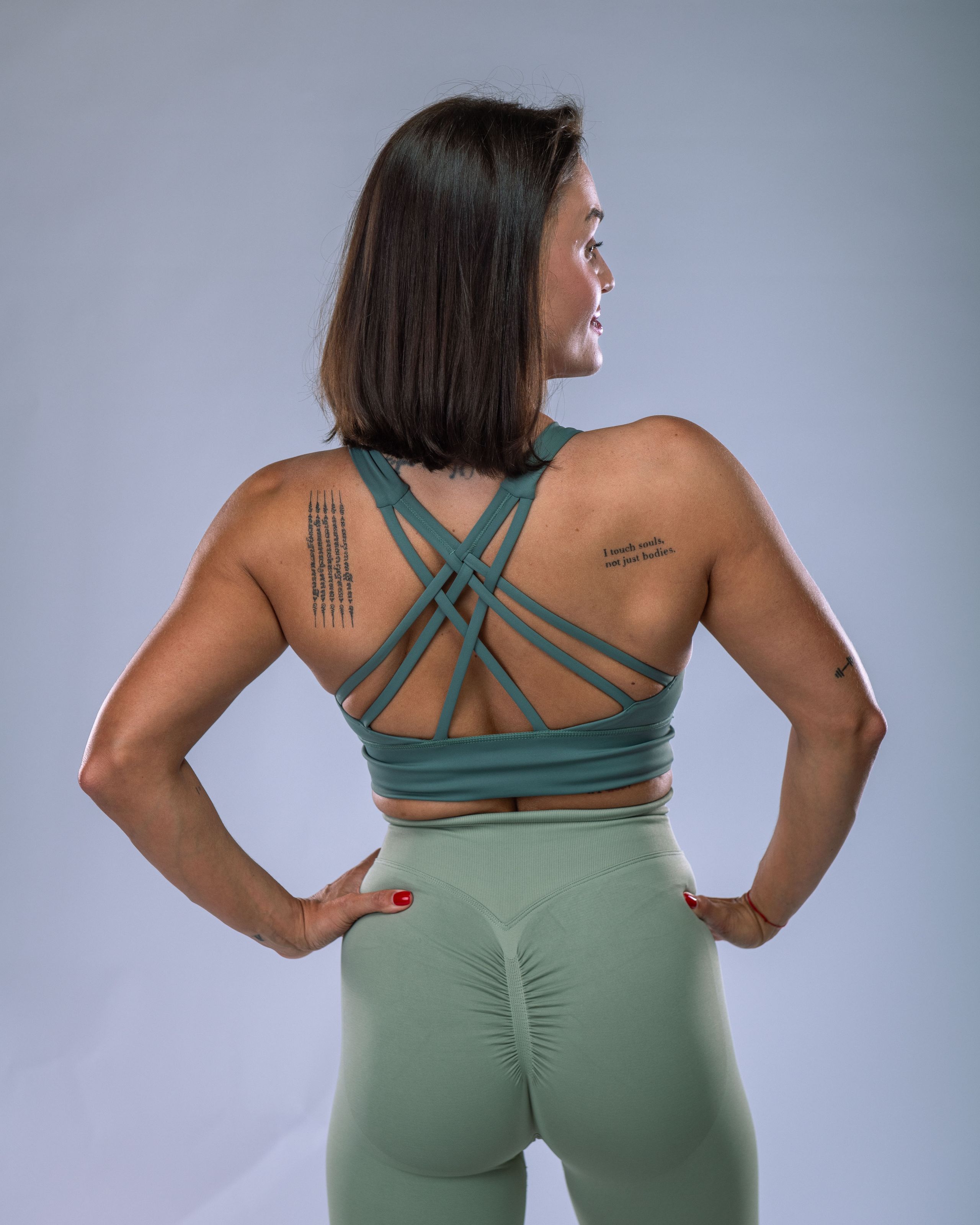 Sports Bra Khaki M-2