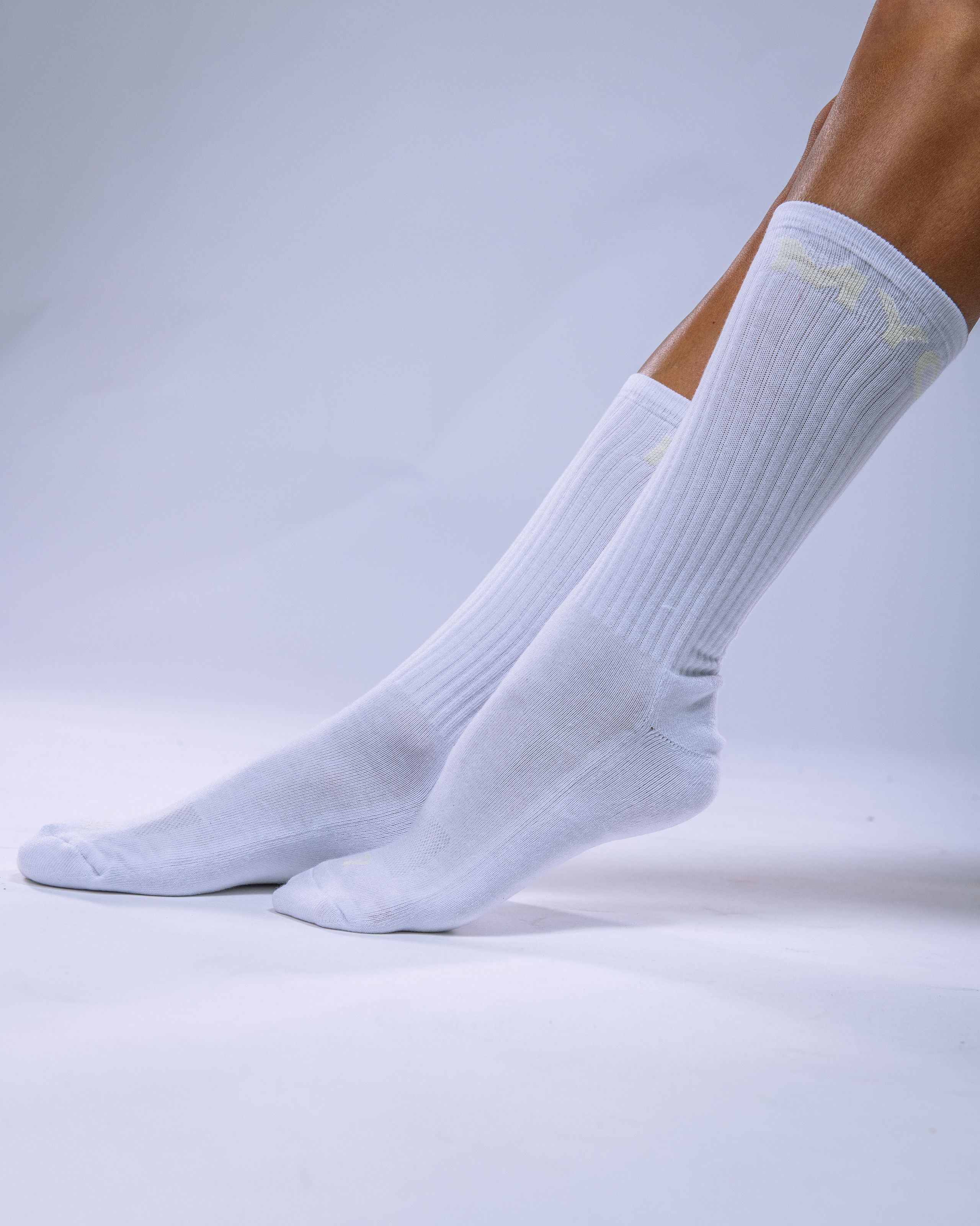 Unisex Crew Socks Light Yellow 35–38-0