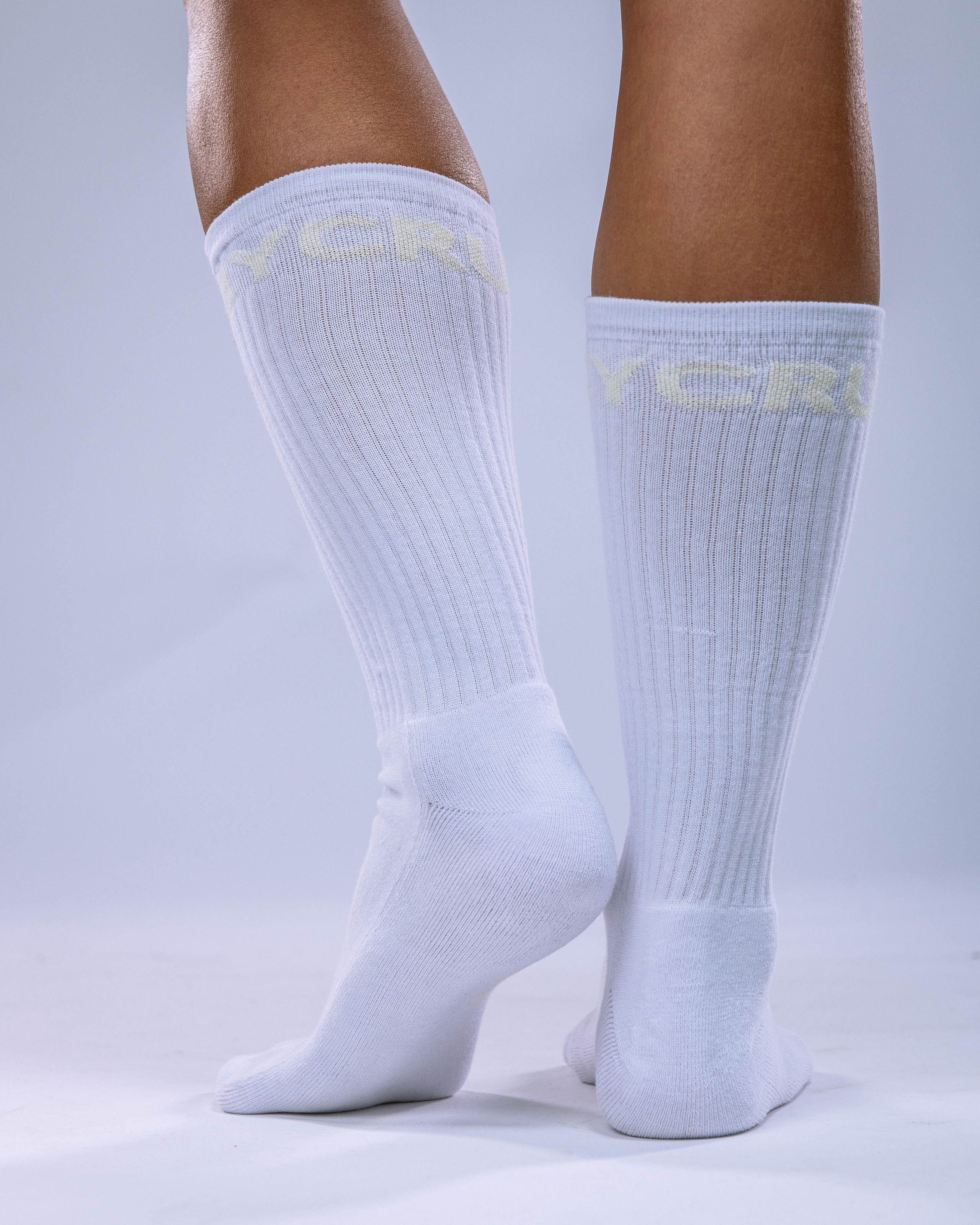 Unisex Crew Socks Light Yellow 35–38-1