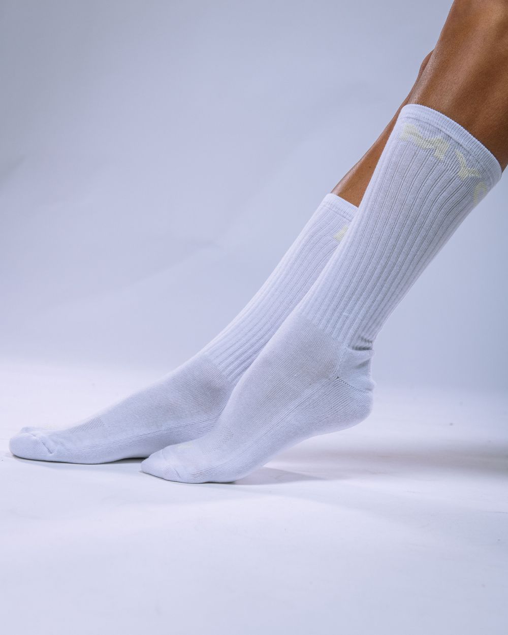 Unisex Crew Socks Light Yellow 43–46