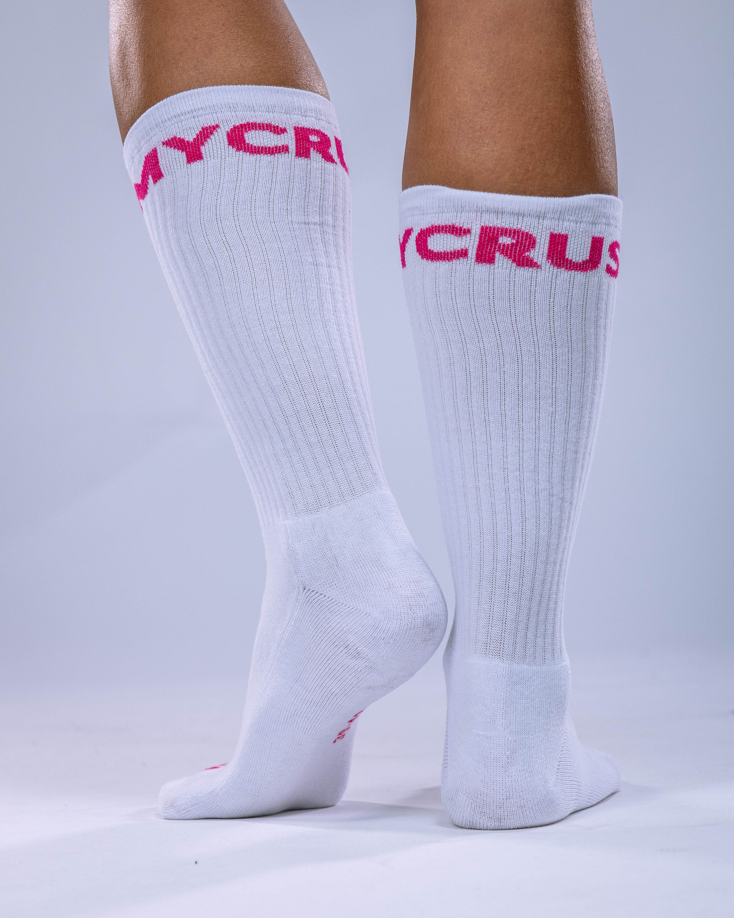 Unisex Crew Socks Pink 43–46-1