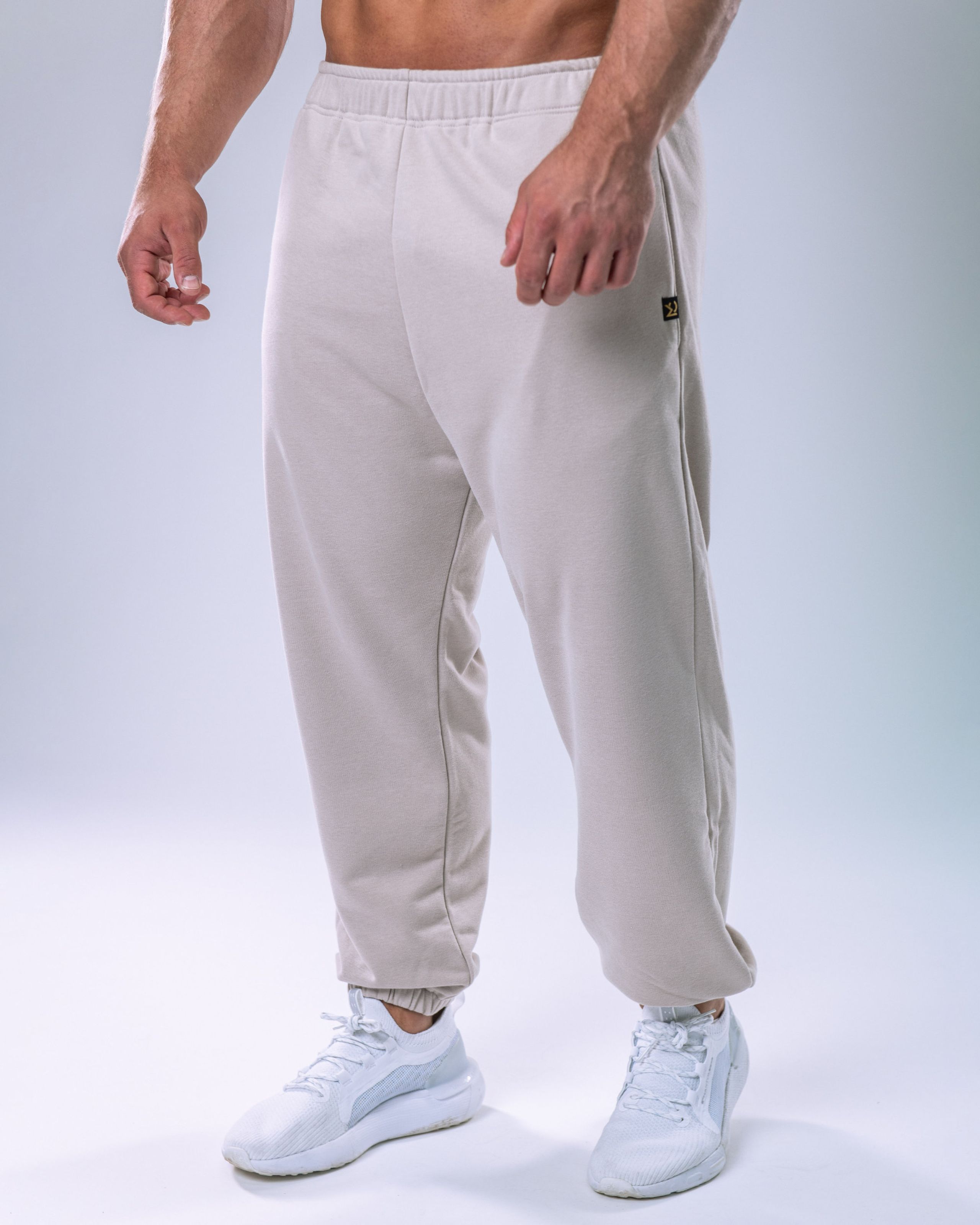Unisex Joggers Regular Beige M-0