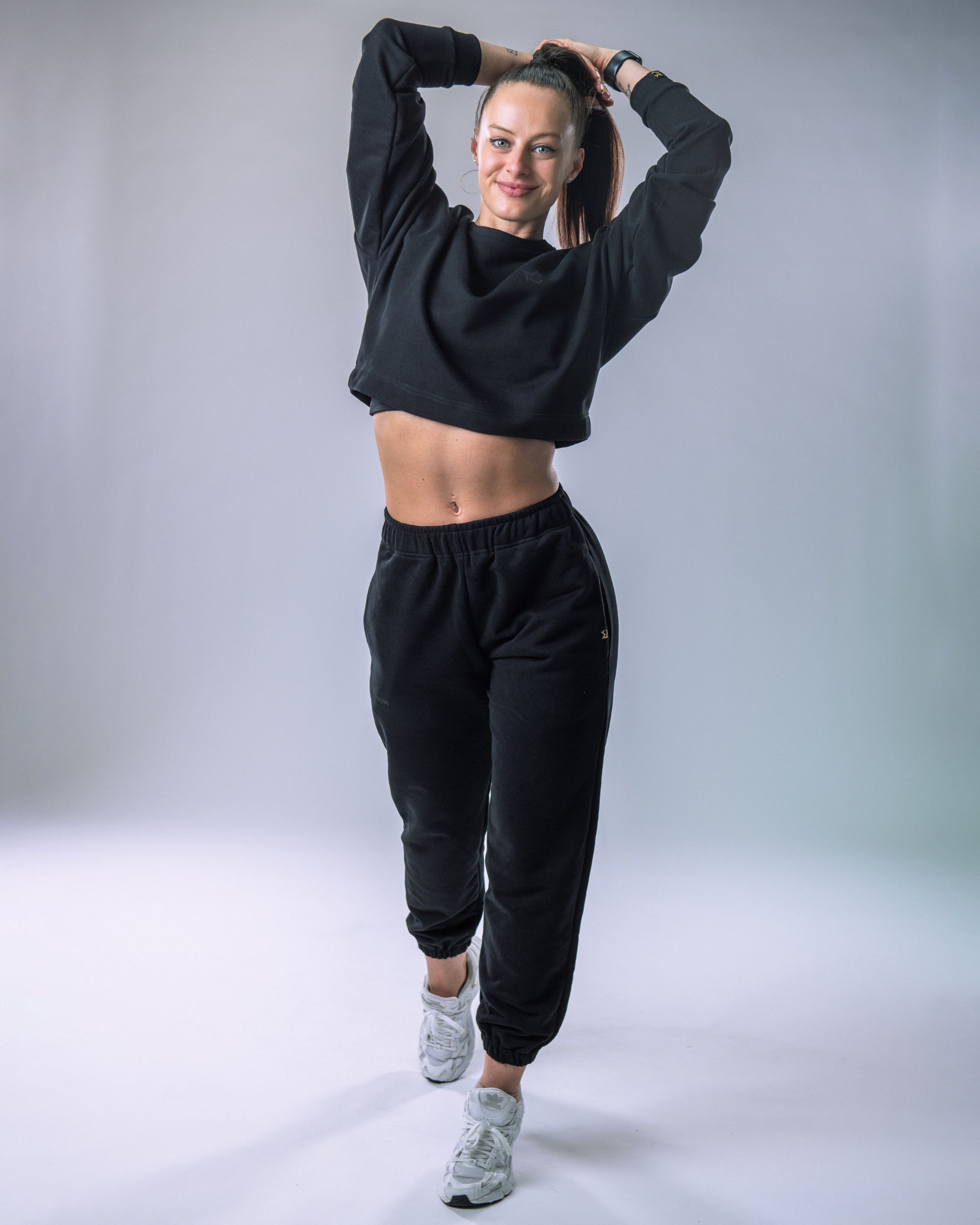 Unisex Joggers Regular Black M-2
