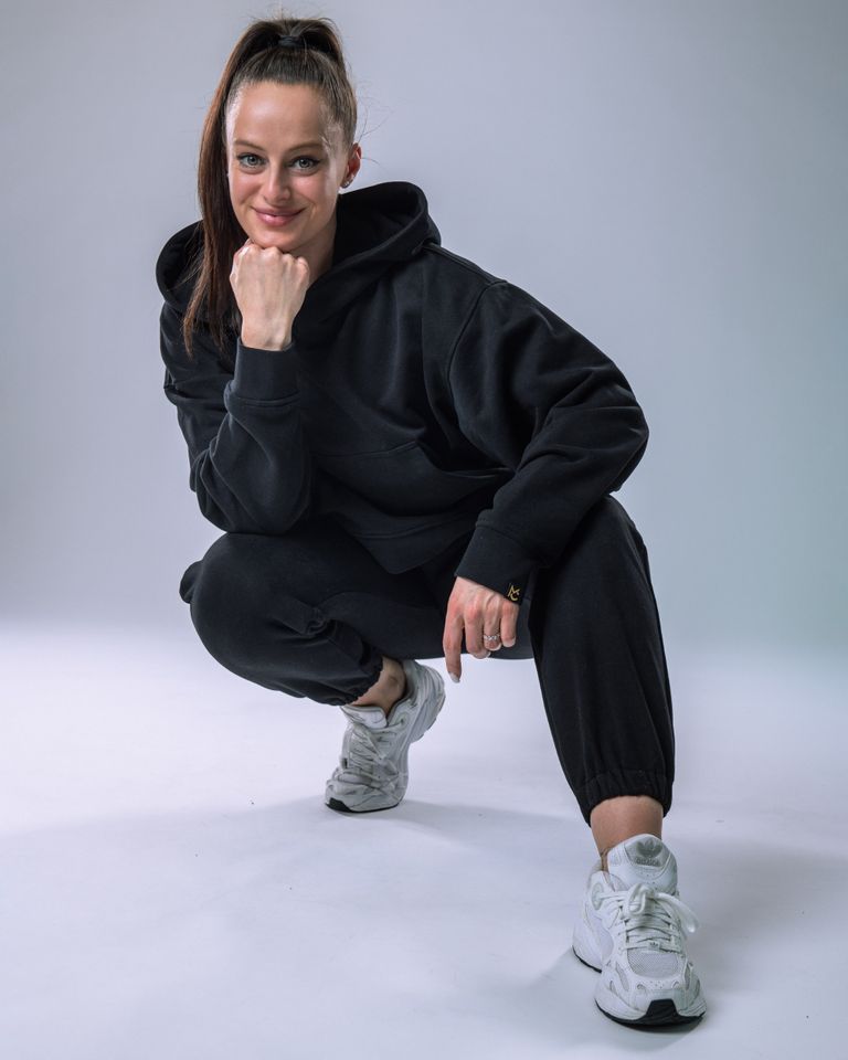 Unisex Joggers Regular Black XS-4