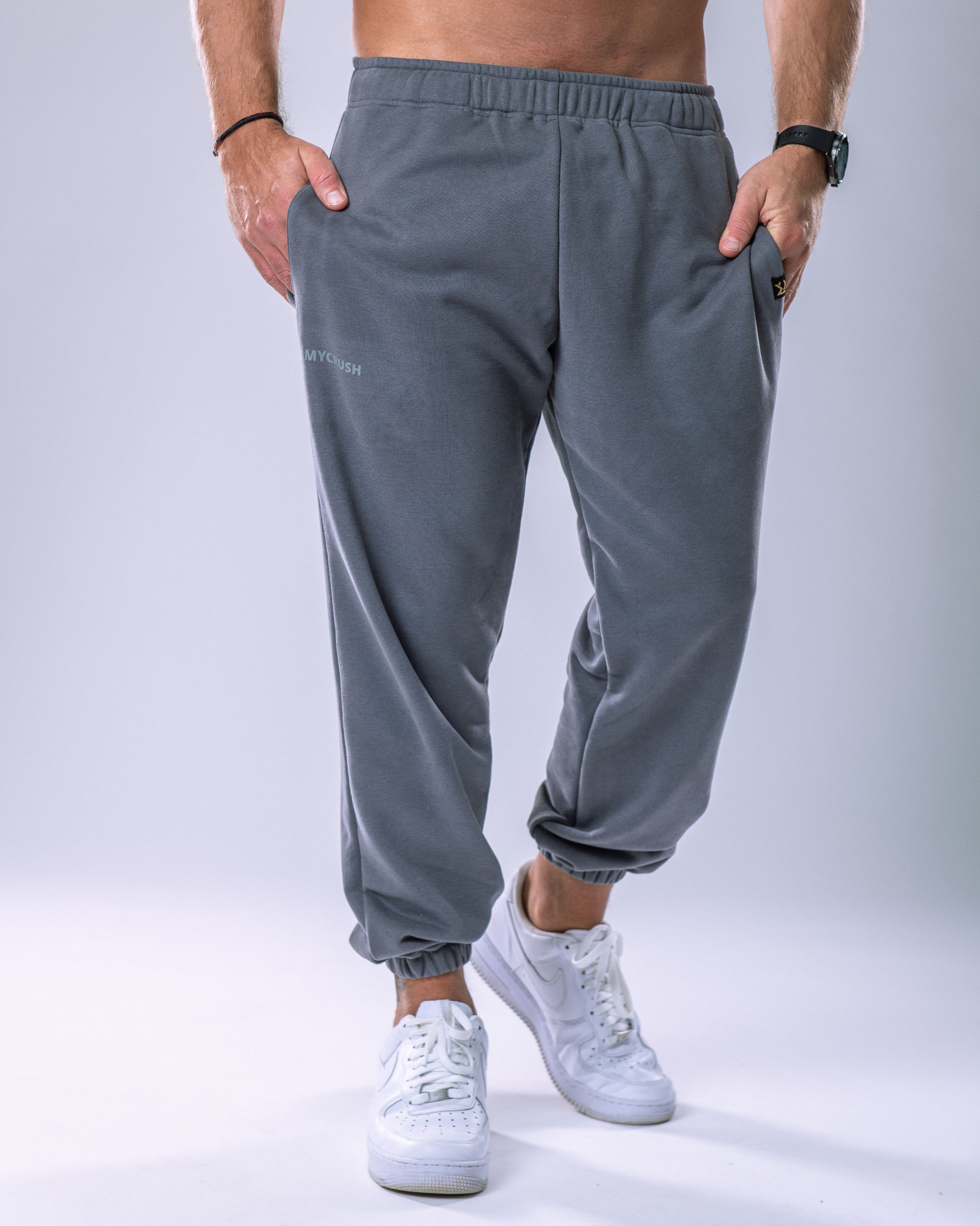 Unisex Joggers Regular Grey M-0