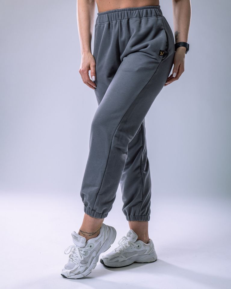 Unisex Joggers Regular Grey M-1