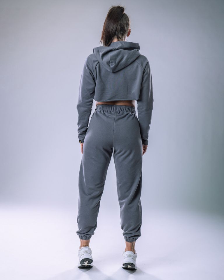 Unisex Joggers Regular Grey S-5