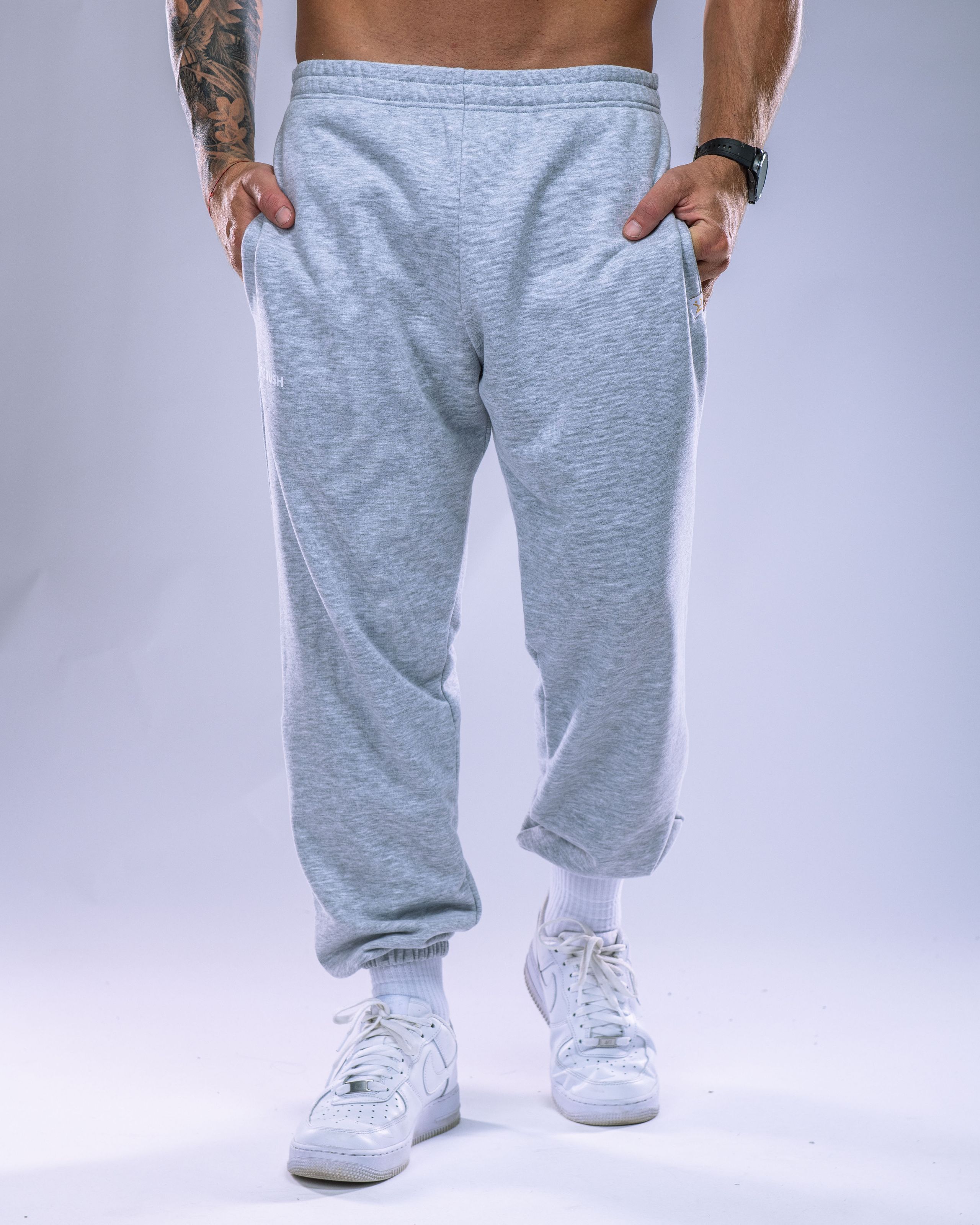 Unisex Joggers Regular Heather Grey S-0
