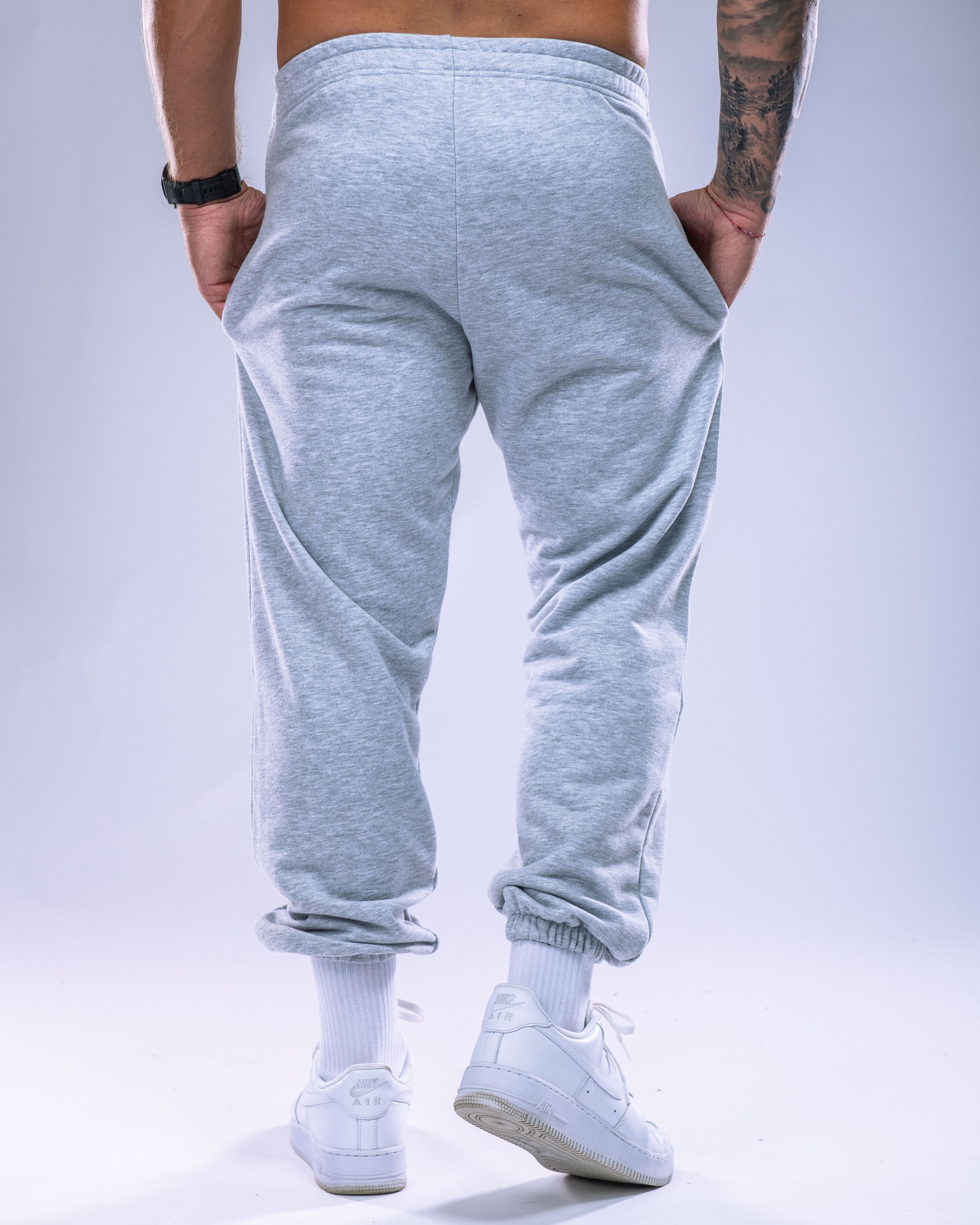 Unisex Joggers Regular Heather Grey XL-11