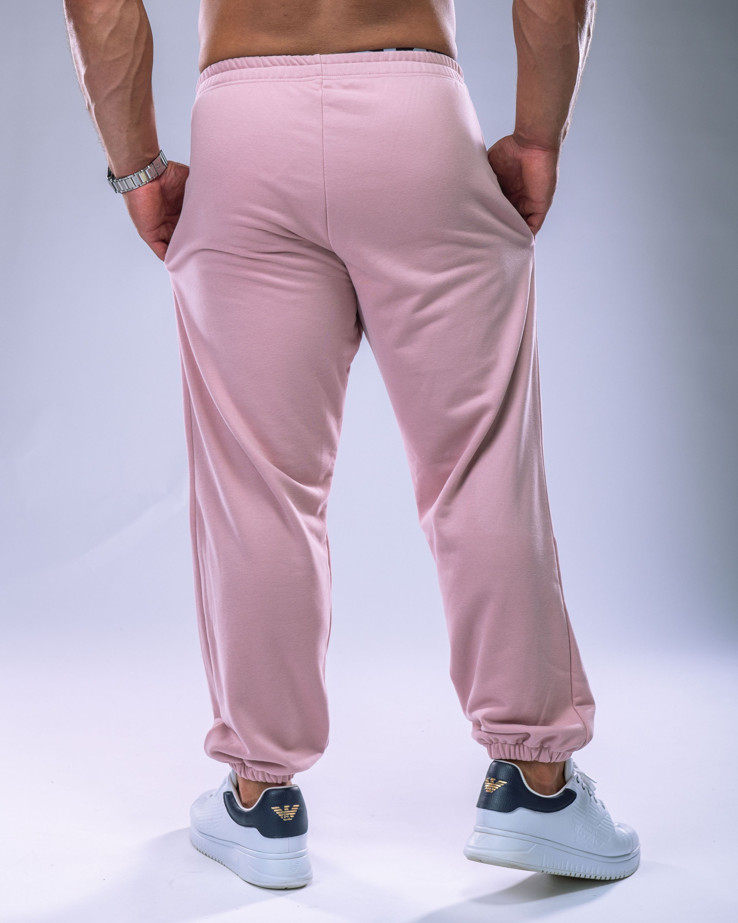 Unisex Joggers Regular Pink L-9